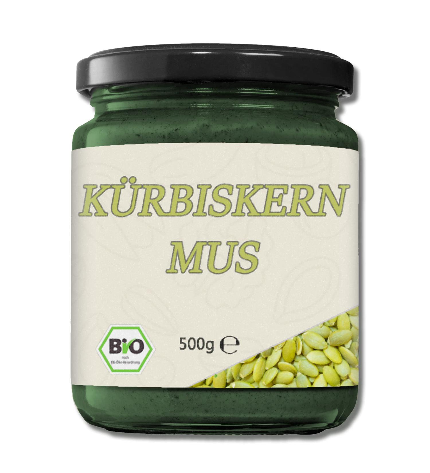 Mynatura Organic Pumpkin Seed Spread - 500g | Perfect for Bread Muesli Topping & Baking | Premium Glass Jar - Buy Online on GoSupps.com