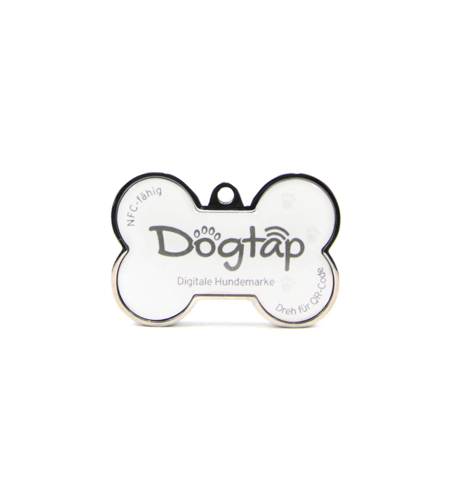 DogTap Solid Digital Dog Tag - NFC Chip QR Code Waterproof & Durable | Perfect Pet Contact Info | International Shipping Available - Buy Online on GoSupps.com