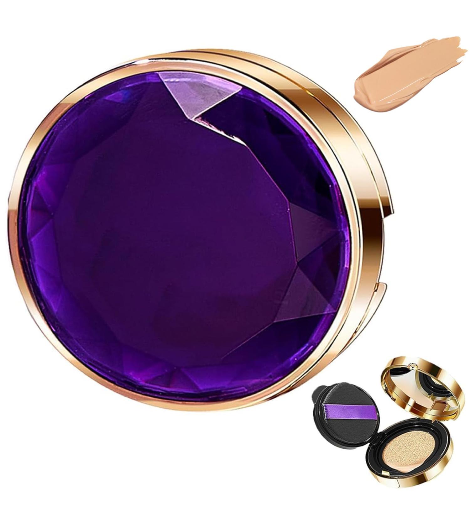 Cushion Foundation Natural Full Coverage Moist Cushion Bb Cream with 1 Refill Waterproof Long Lasting Soft Matte Cream Concealer Natural Skin Color Foundation Makeup - Buy Online on GoSupps.com