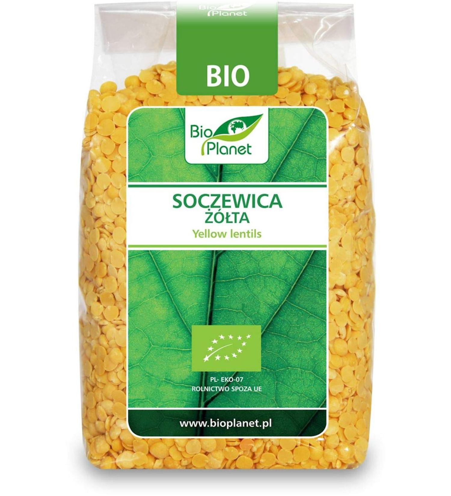 BioPlanet Yellow lentils BIO 400 g BIO PLANET - Buy Online on GoSupps.com