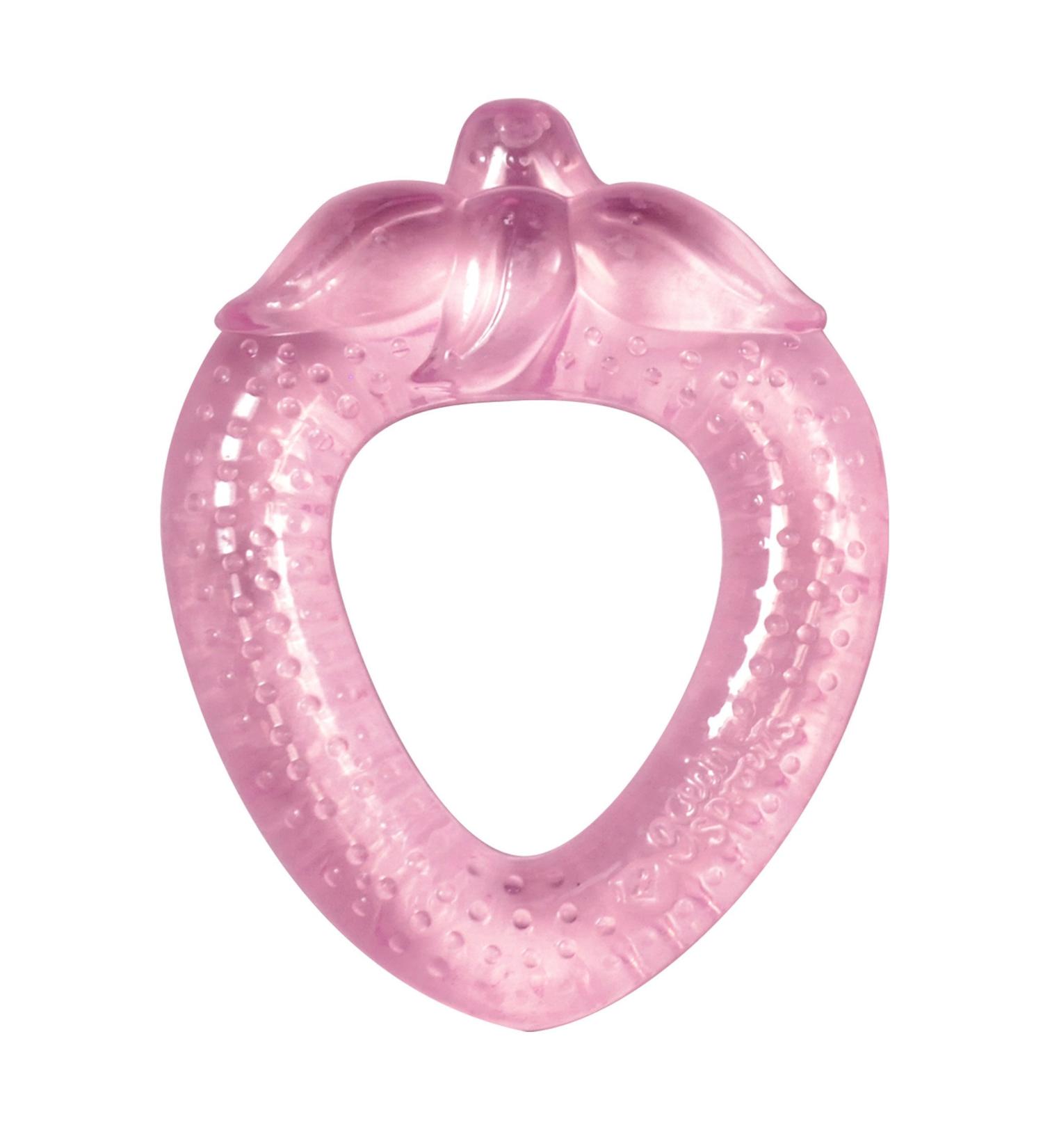 Green Sprouts Strawberry Cooling Teether for 3+ Months - Soothing Relief for Babies - Buy Online on GoSupps.com