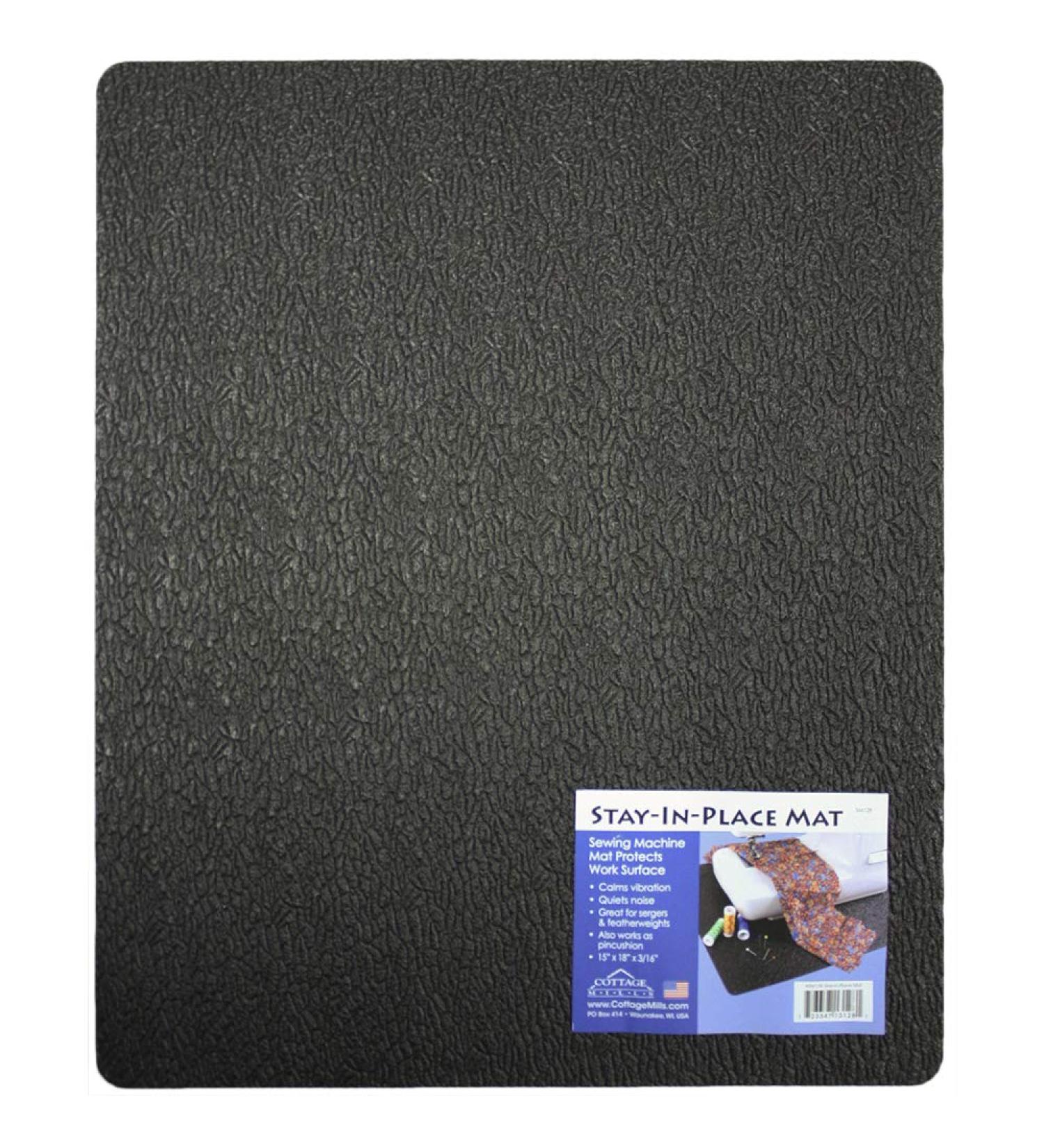 Stay-In-Place Sewing Machine Mat - 15 x 18 - Reduce Vibration and Noise - USA Made - Buy Online on GoSupps.com