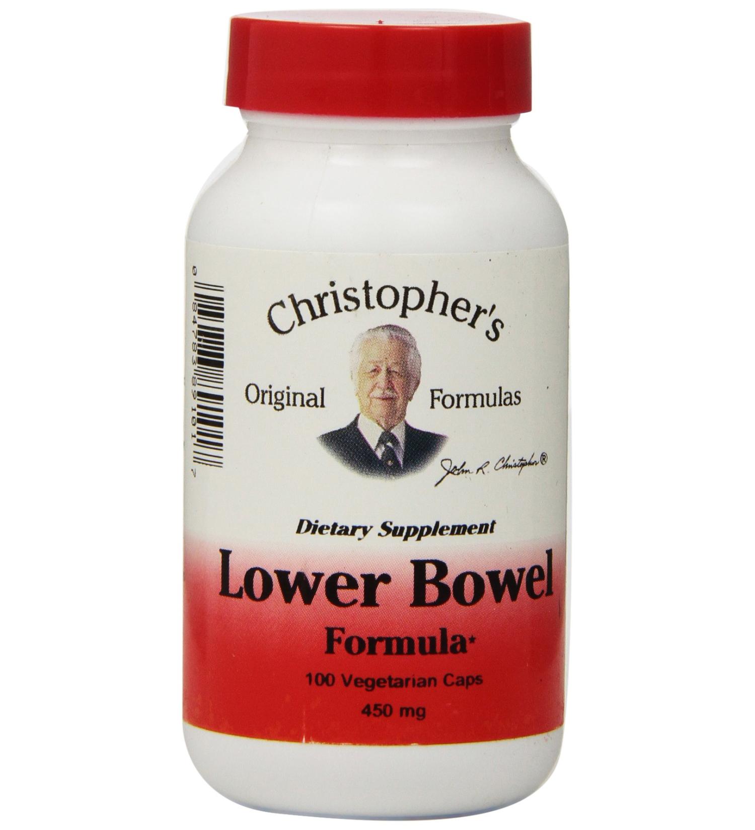 Dr. Christopher's Lower Bowel Formula Capsules - 100 Count Pack of 1 - Buy Online on GoSupps.com