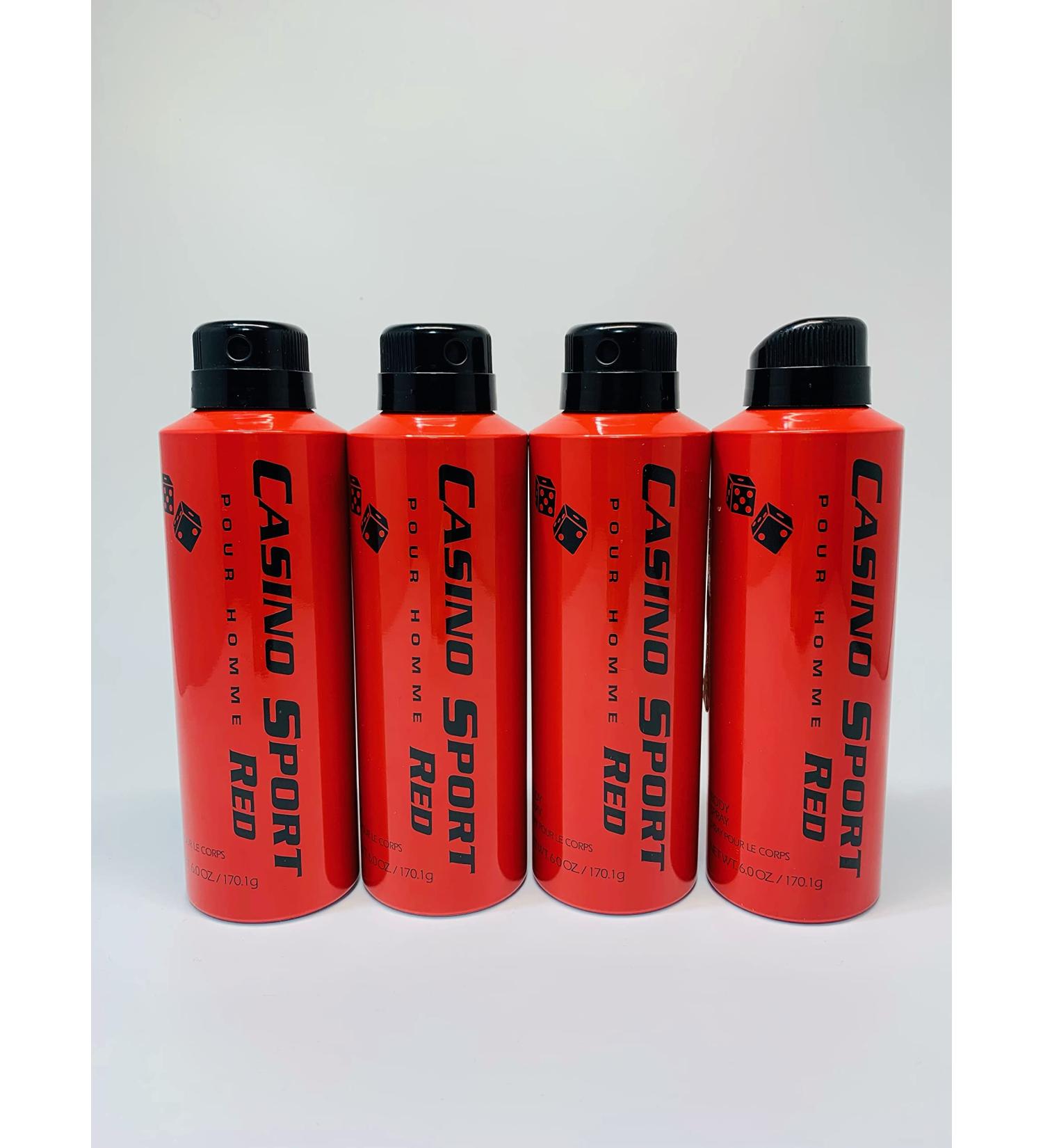 Casino Sport by Casino Perfumes Body Spray (No Cap) 6 oz for Men - 100% Authentic