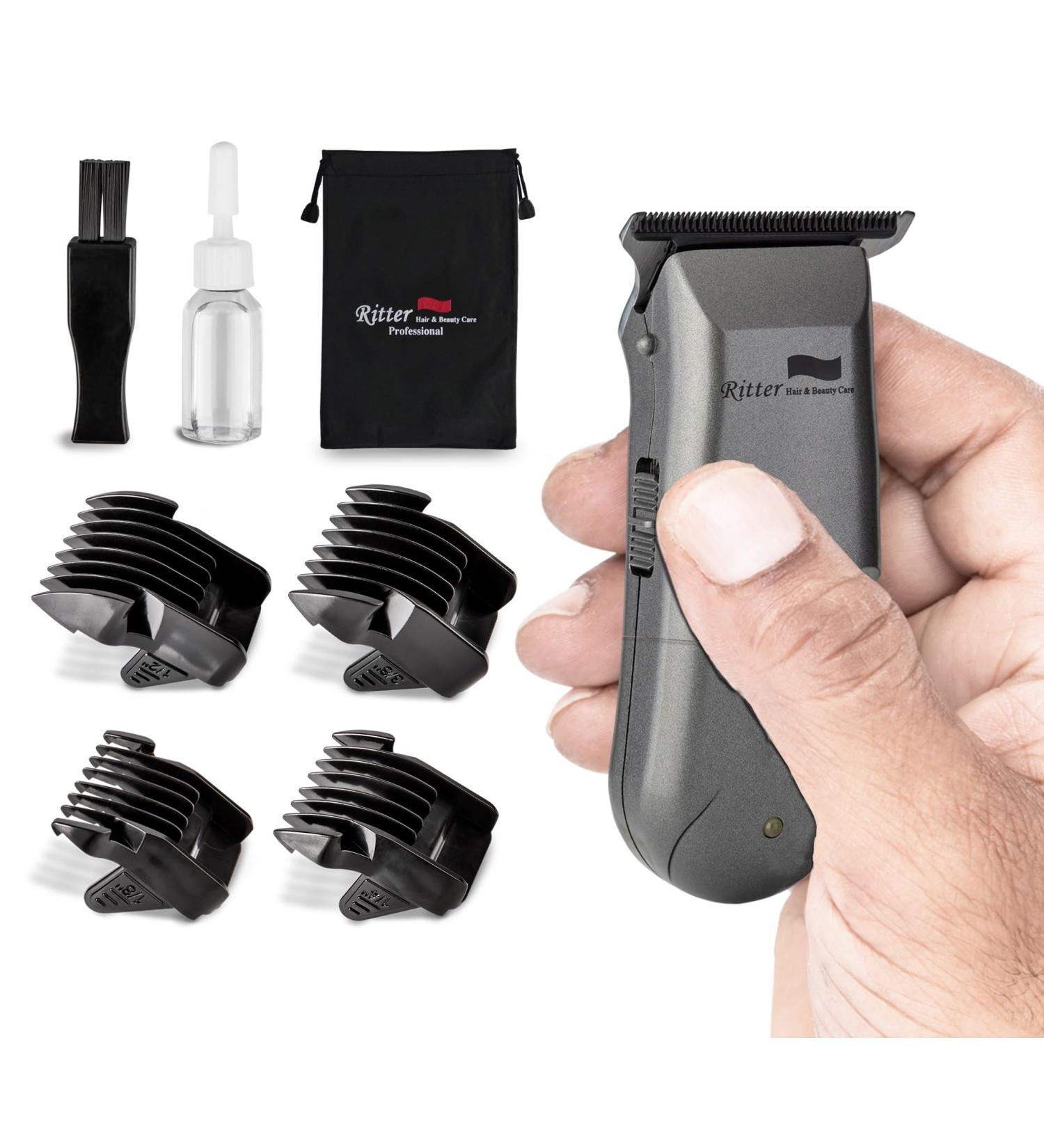Ritter H&B.C Professional Balding Hair Trimmer F-1c - 0mm Beard Clippers & Skull Shaver Zero-Gapped T-Blade Corded/Cordless Rechargeable Hair Clippers - Buy Online on GoSupps.com