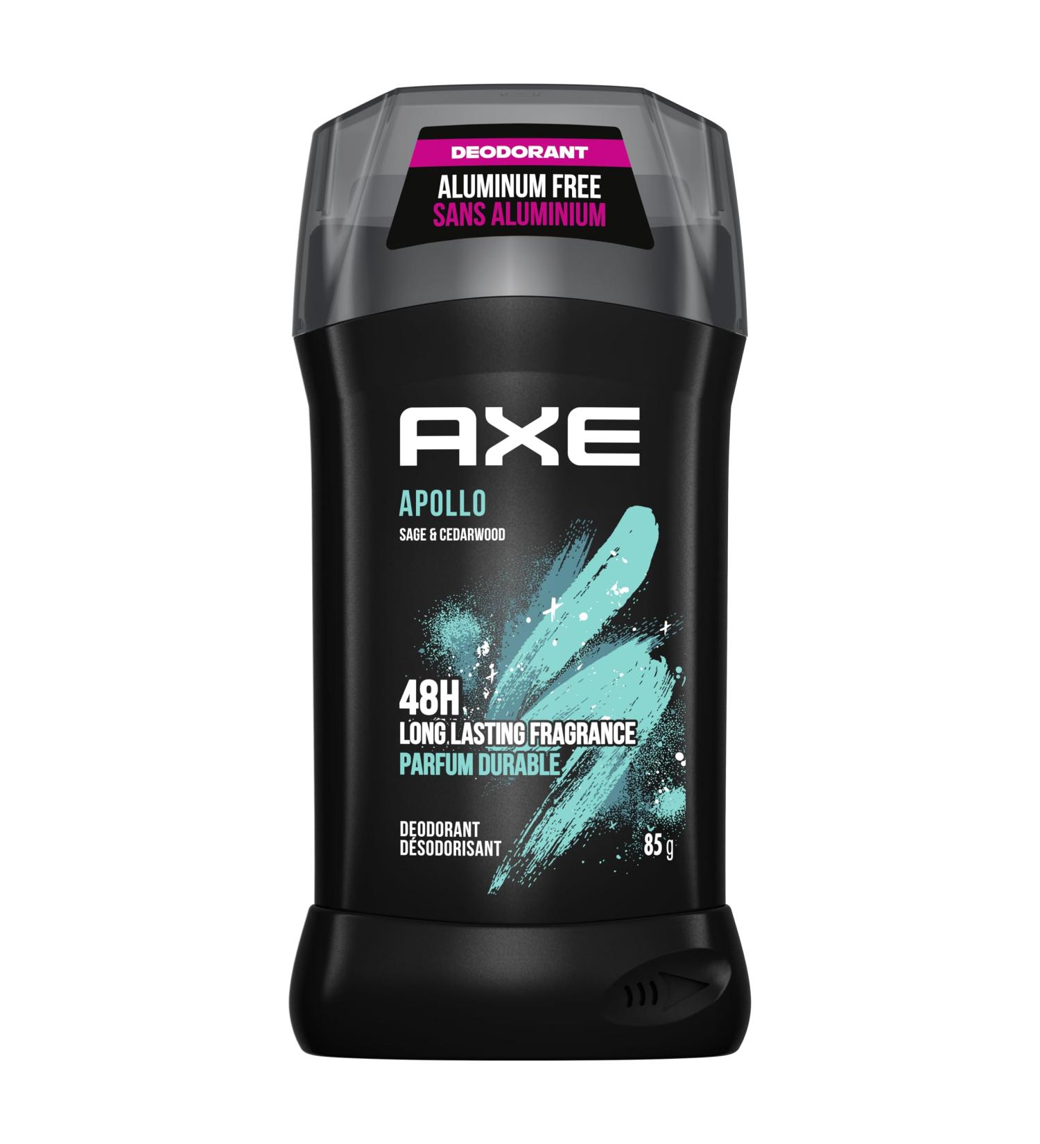 AXE Deodorant Stick for Long Lasting Odour Protection Apollo Sage & Cedarwood Men's Deodorant 48 hours Fresh formulated without Aluminum or Parabens 85 g 85 g (Pack of 1) Apollo - Buy Online on GoSupps.com