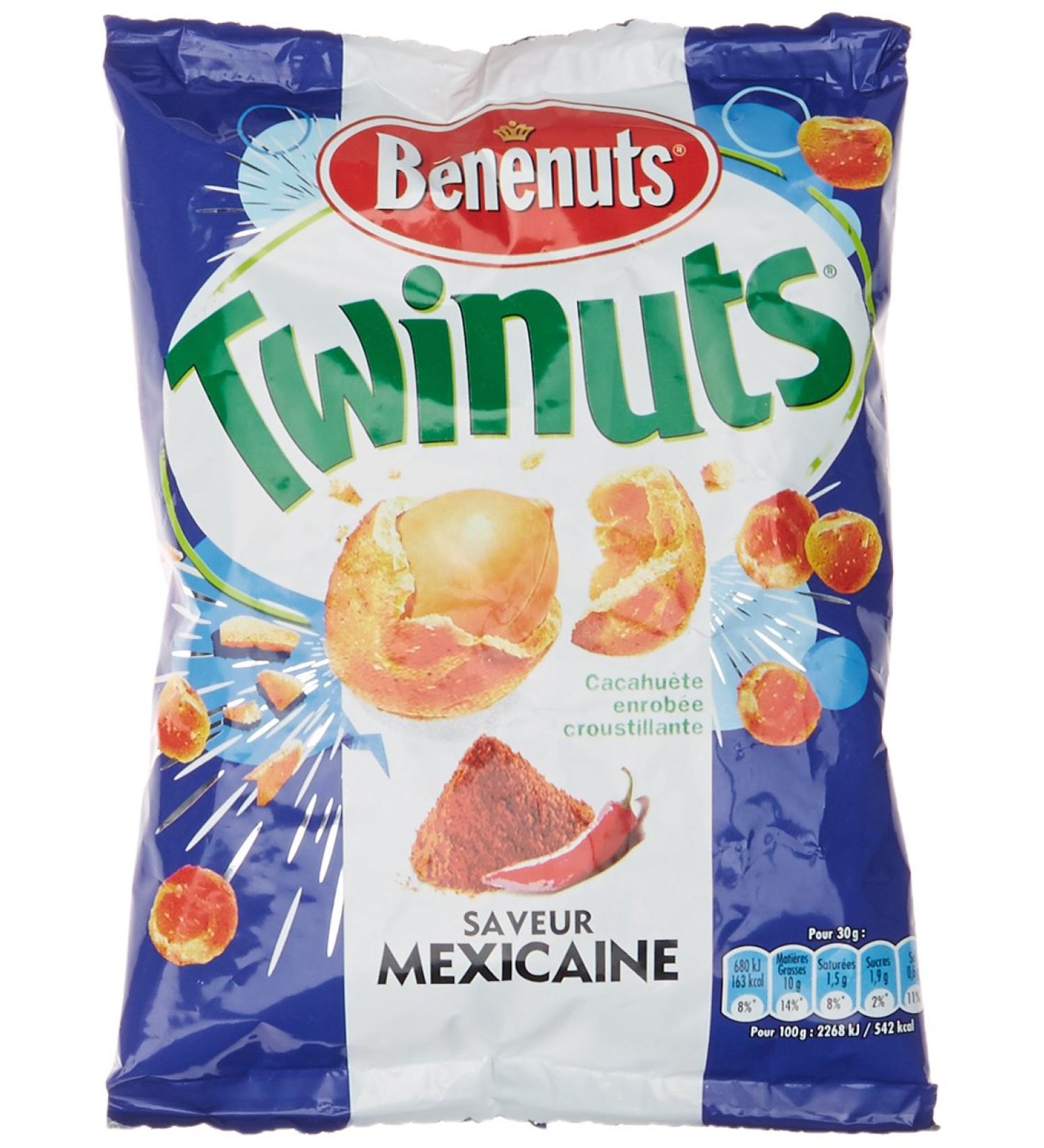 Benenuts Twinuts Mexican Flavor Crispy Coated Peanut 150g - Pack of 5 - Buy Online on GoSupps.com