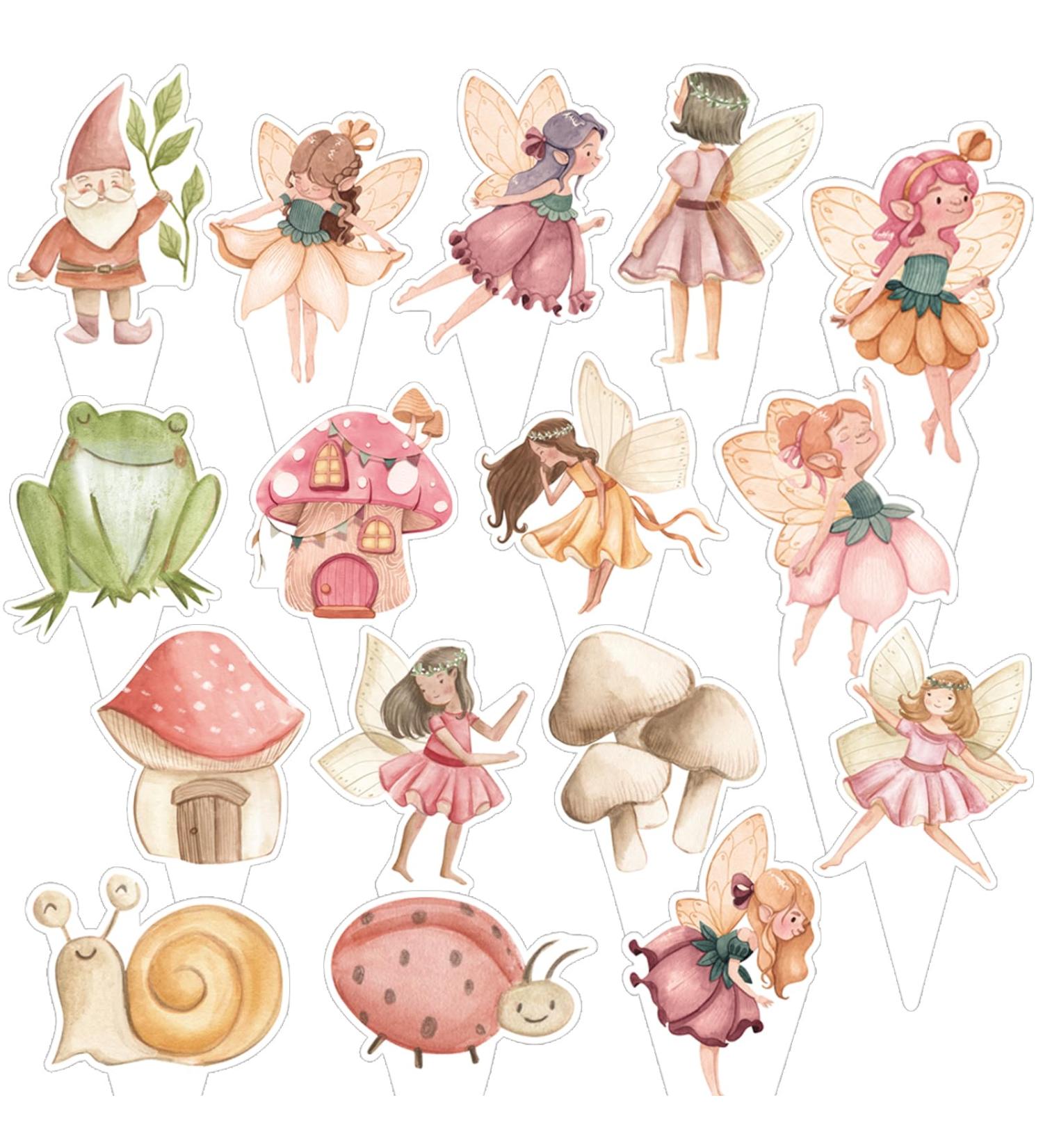48 pcs Fairy Cupcake Toppers - Buy Online on GoSupps.com