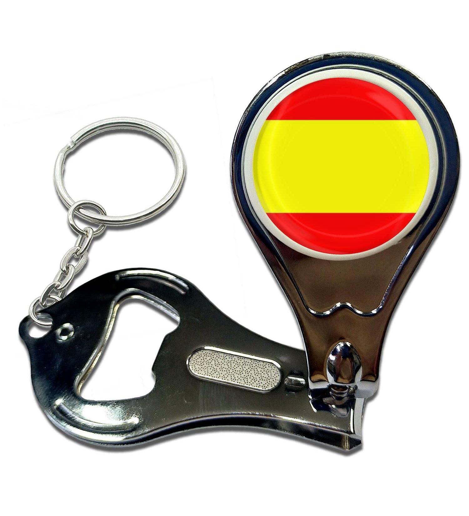 BadgeBeast.co.uk Spain Flag - Key Ring Bottle Opener and Nail Clipper - Buy Online on GoSupps.com