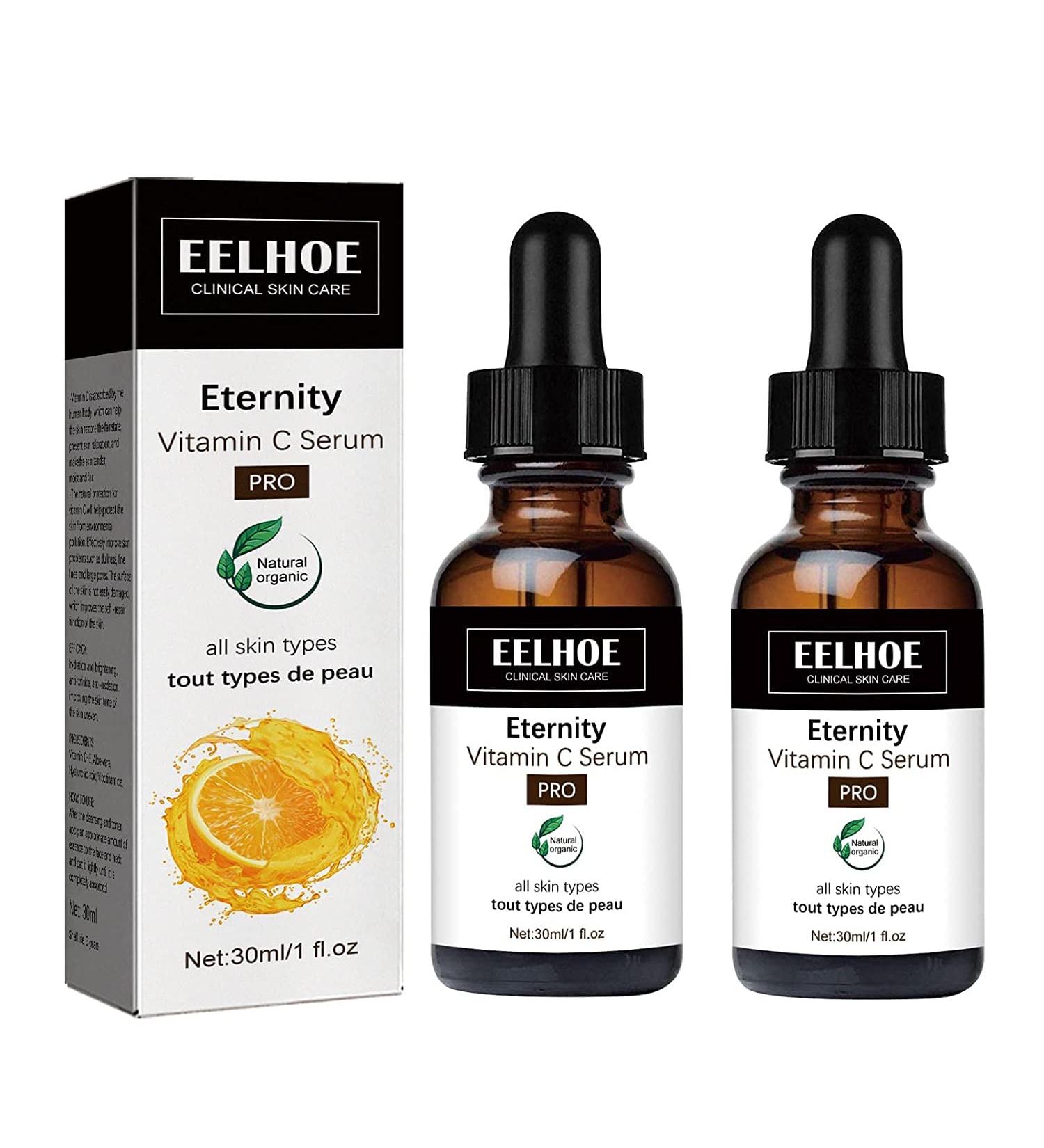 Eelhoe Eternity Vitamin C Serum with Hyaluronic Acid for Face Dark Spots - Buy Online on GoSupps.com