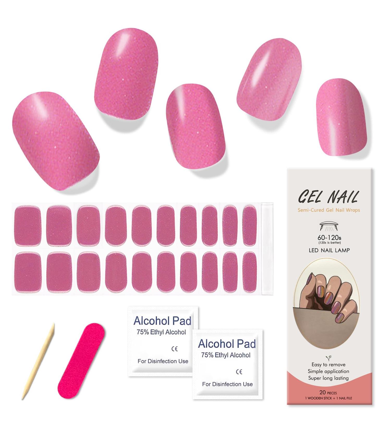  BoloShine Boloshine Set of 20 UV Gel Nail Stickers Glossy Semi-Hard Long-Lasting Self-Adhesive - Buy Online on GoSupps.com