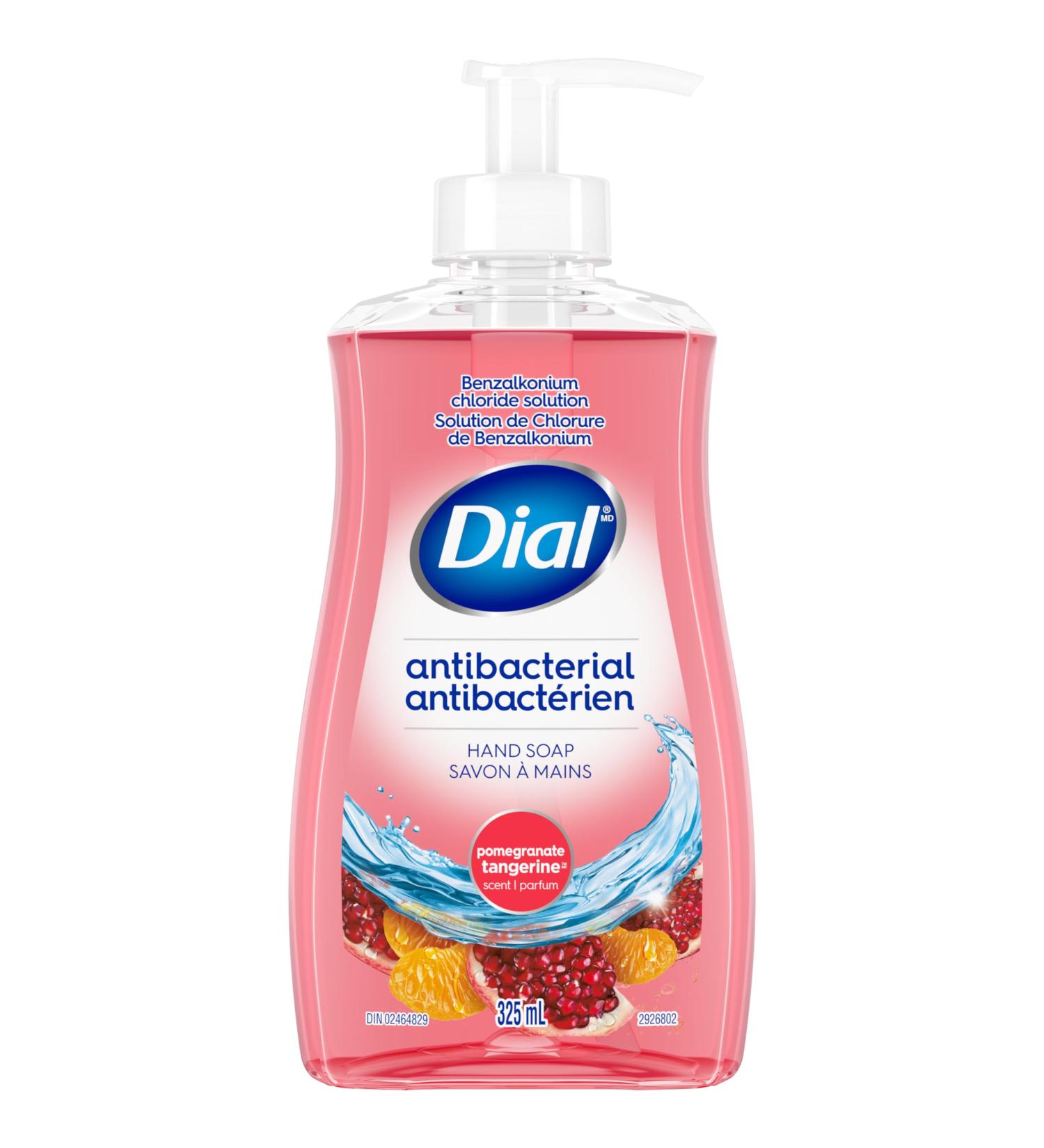 Dial Antibacterial Liquid Hand Soap Pomegranate Tangerine 325ml Tangerine 325 ml (Pack of 1) - Buy Online on GoSupps.com