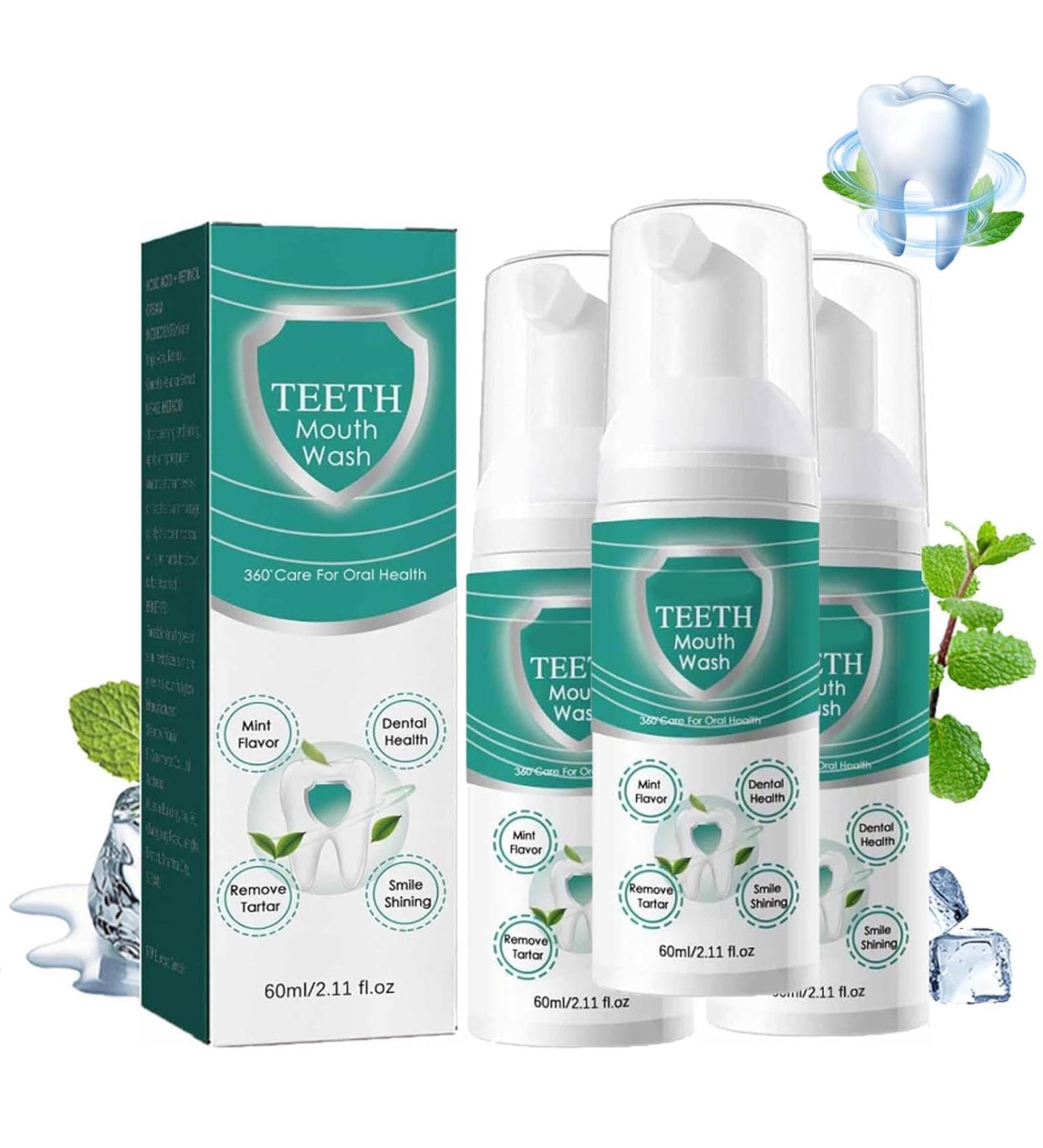 Awzlove Teeth Total Care Mouthwash - Refreshing Breath & Deep Cleaning (3PCs) | Shop Internationally - Buy Online on GoSupps.com