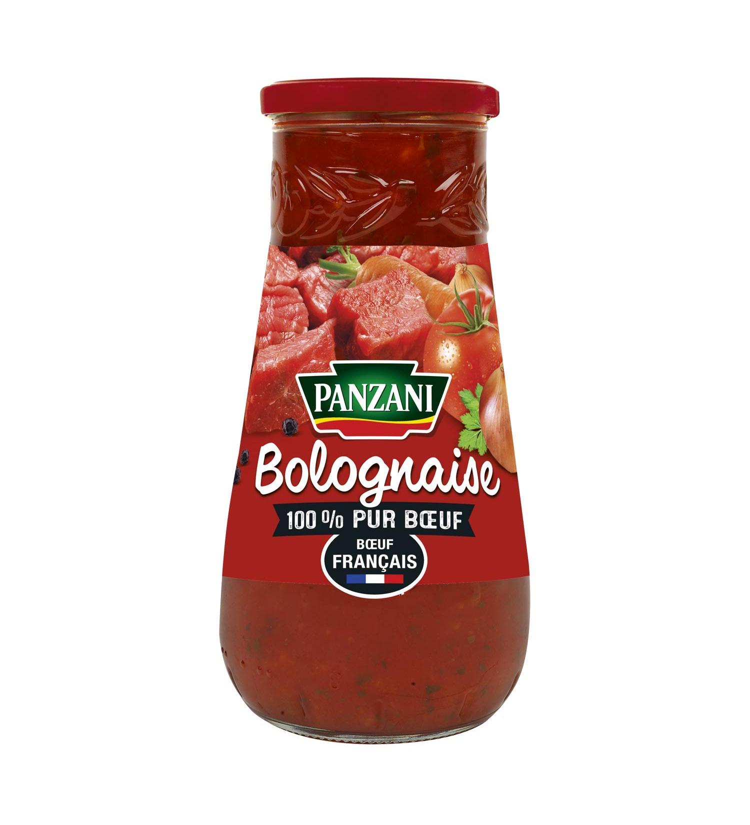 Panzani Bolognese Tomato Sauce 100% Pure French Beef Large Format 650g - Buy Online on GoSupps.com