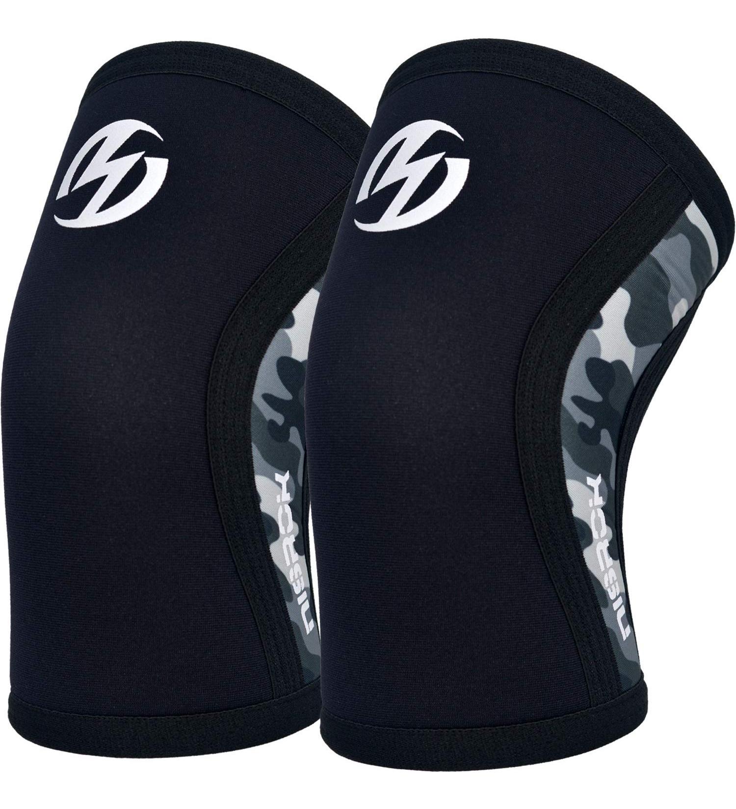 X-Large Black Elbow Sleeves (Pair) 5mm Neoprene Compression Brace for Weightlifting, Powerlifting, Squat, Basketball, Tennis - Men and Women Support - Buy Online on GoSupps.com