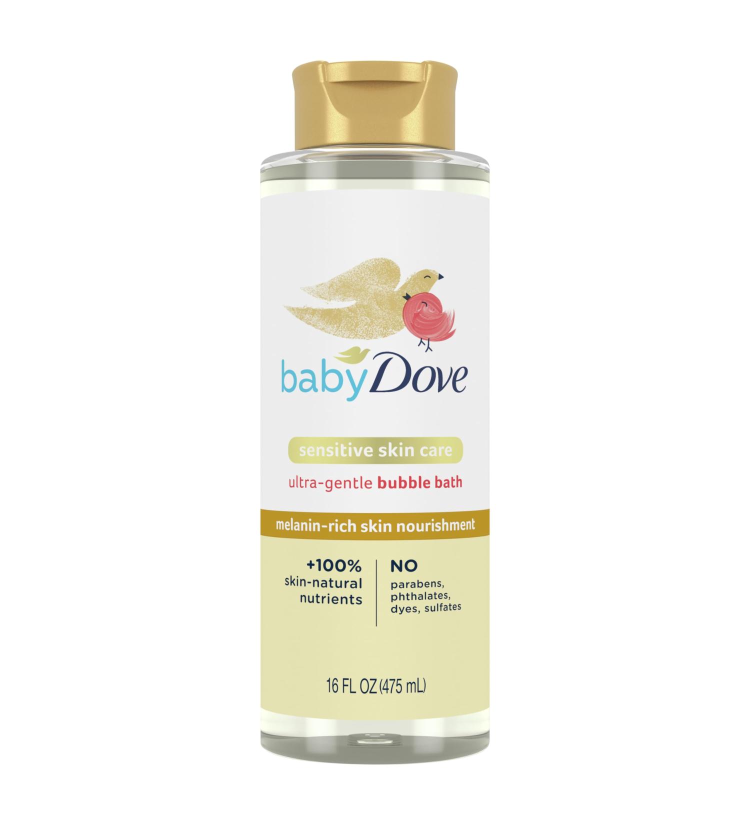 Buy Baby Dove Bubble Bath for Melanin-Rich Skin Nourishment | Gentle Care for Sensitive Skin - 16 oz - Buy Online on GoSupps.com