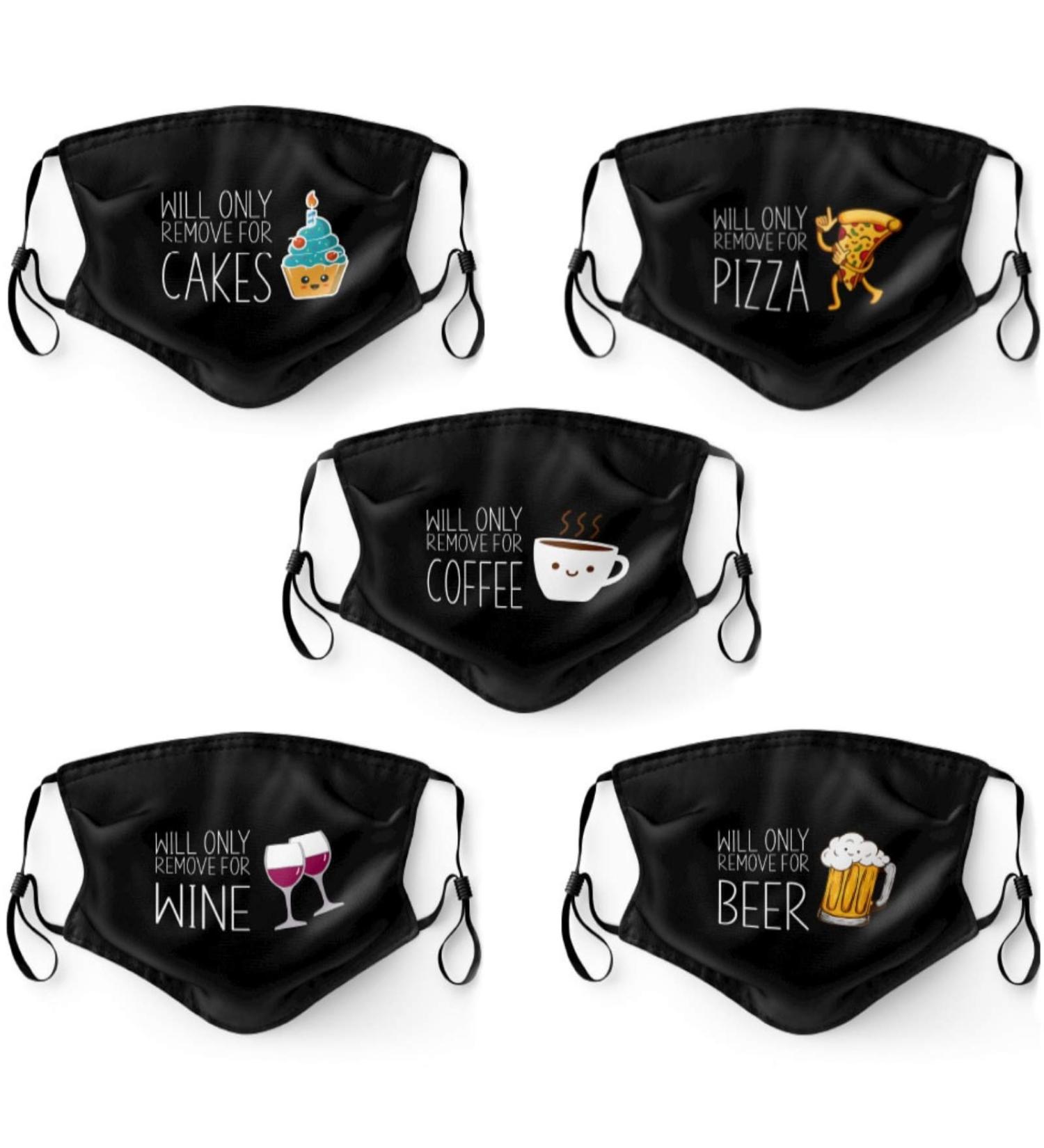 Primicity Funny Face Masks for Adults (5 pack + 20 Filters) Reusable/Adjustable/Washable Funny masks - UK Seller Funny Masks 5pcs+20F - Buy Online on GoSupps.com