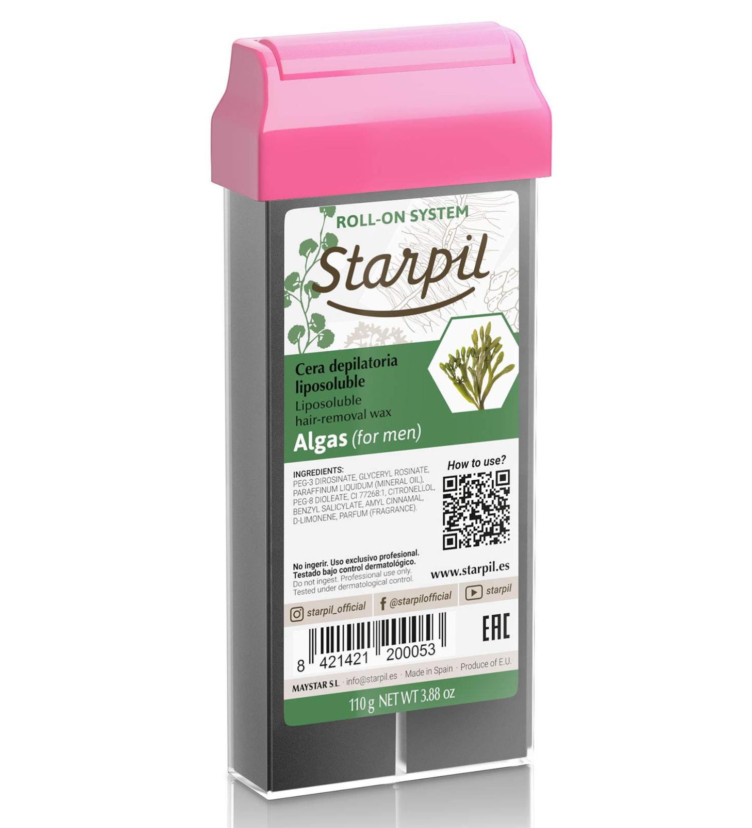 Starpil Wax Men's Wax Cartridge (for Men) 110 g Algae