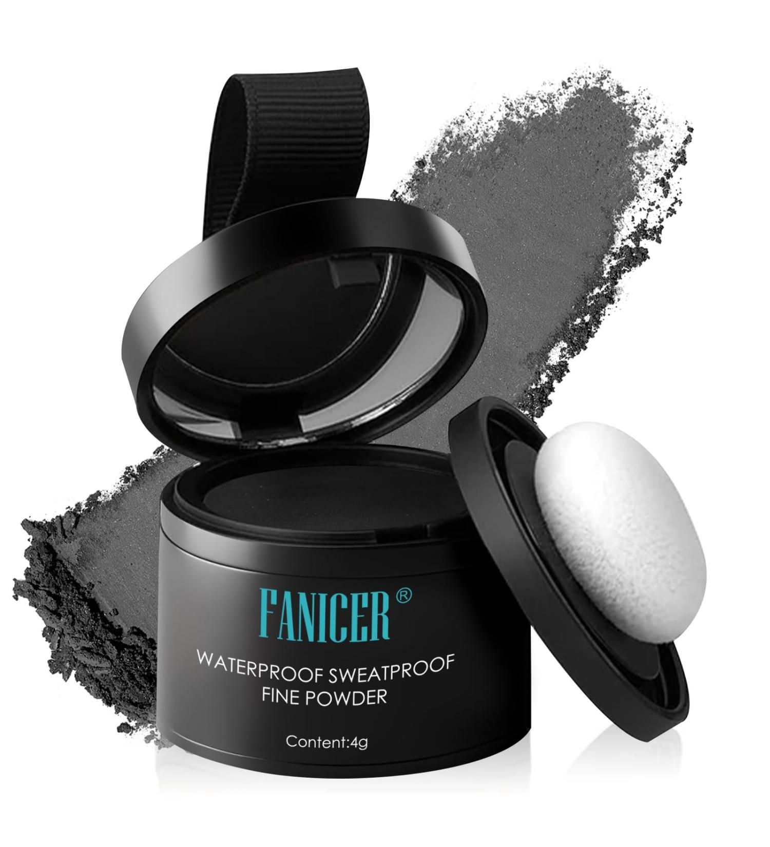 Buy Instantly Hairline Powder | Root Cover Up & Touch Up Hair Powder for Thinning Hairline - Black | Quick Conceal for Hair Loss Eyebrows & Beard - Buy Online on GoSupps.com