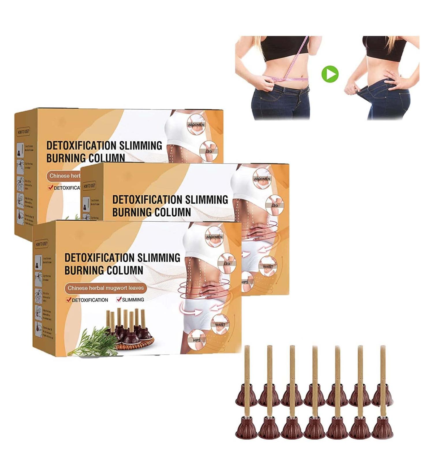 Moxibustion Gathering Energy & Detoxification Slimming Sticks - 60pcs Moxa Sticks for Pain Relief & Wellness - Buy Online on GoSupps.com