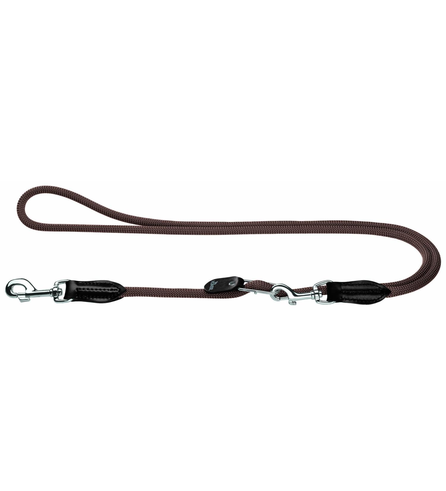 HUNTER FREESTYLE Vario leash for dogs robust weatherproof 1.0 x 260 cm brown brown 1.0 x 260 cm