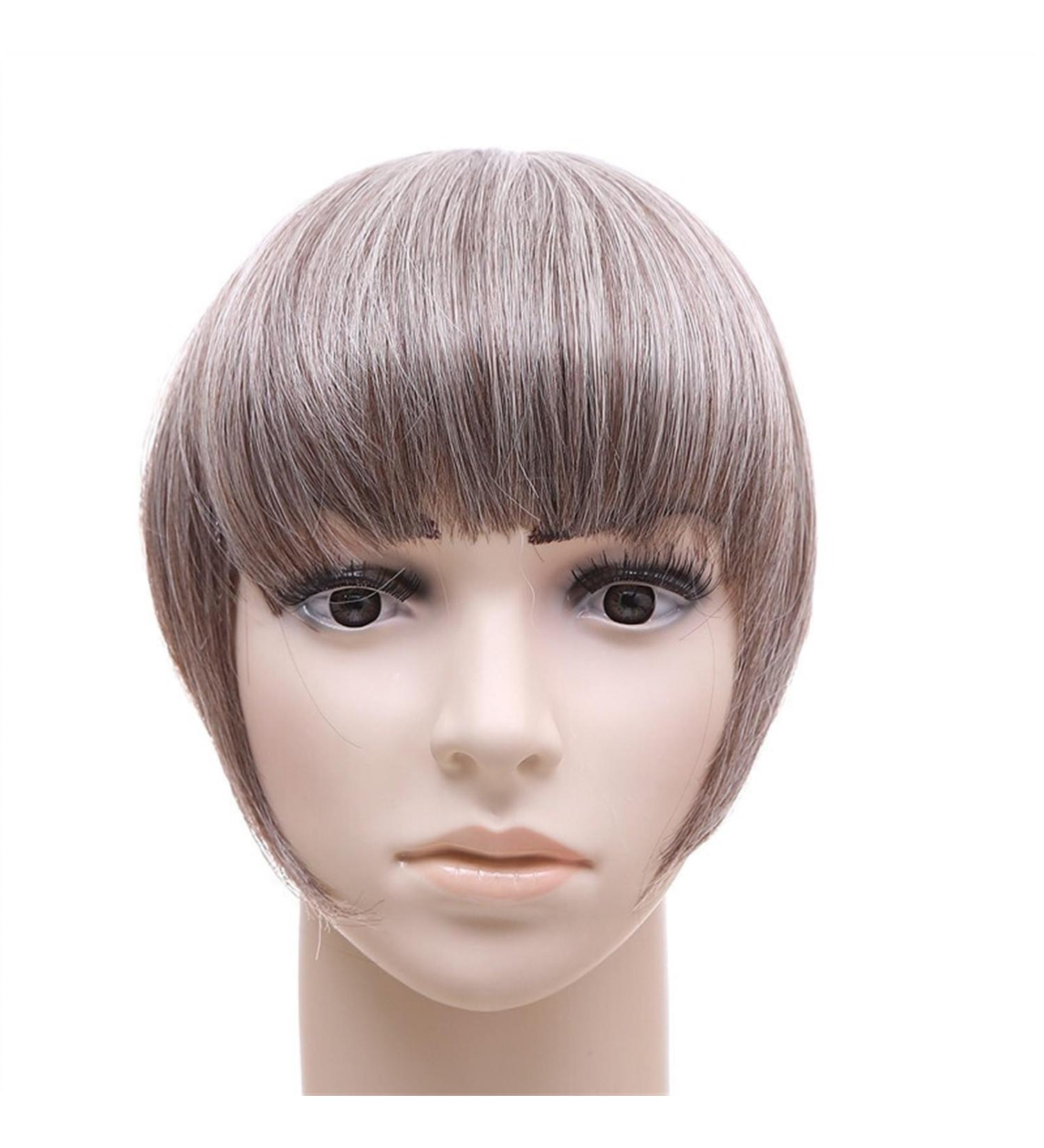 Bangs Hair Clip Fake Blunt Air Bangs Hair Clip-In Extension Synthetic Fake Fringe Natural False hairpiece For Women Clip In Bangs Hairpieces (Color : B3 M8 613) - Buy Online on GoSupps.com