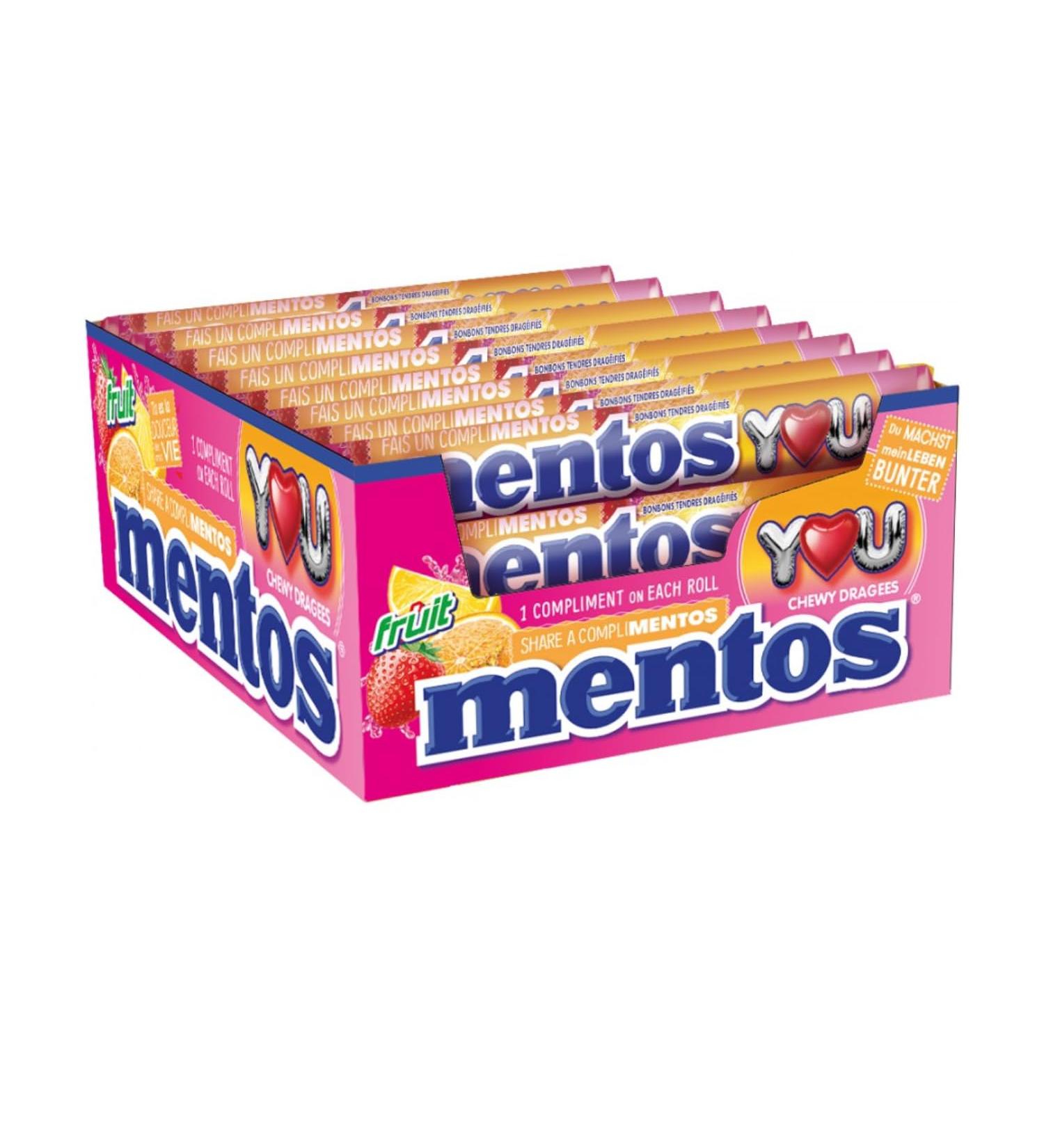 Mentos fruit rolls - 40 x 38 g