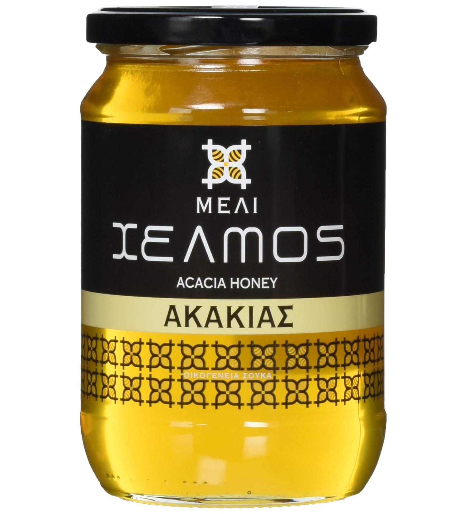 Helmos Greek Acacia Honey 950g - Premium International Shipping | Pure & Natural Honey - Buy Online on GoSupps.com