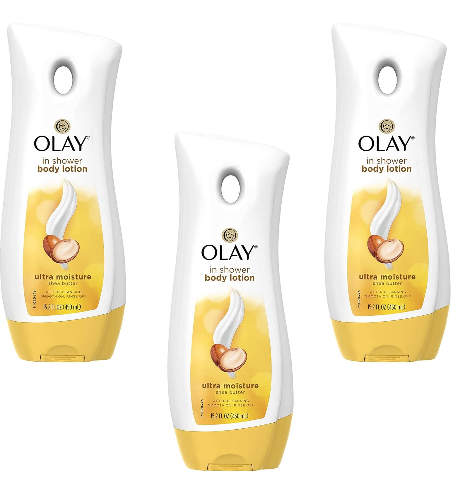 Olay Ultra Moisture In-Shower Lotion with Shea Butter 15.2oz (449ml) - 3 Pack - Buy Online on GoSupps.com
