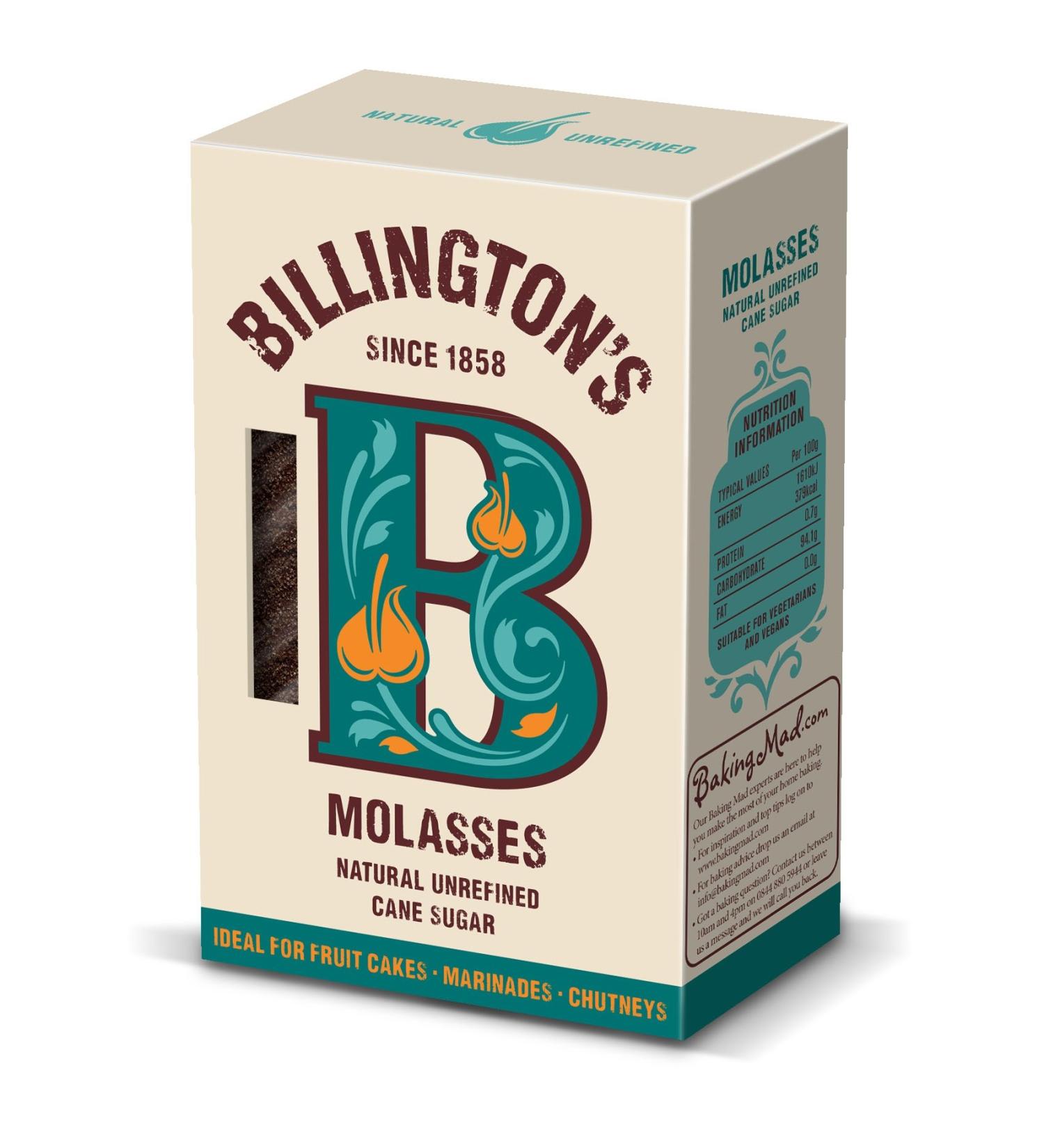 Billington's Natural Molasses Sugar 500g - Richest Flavor & Deepest Color | Premium Cane Sugar for Baking & Cooking - Buy Online on GoSupps.com