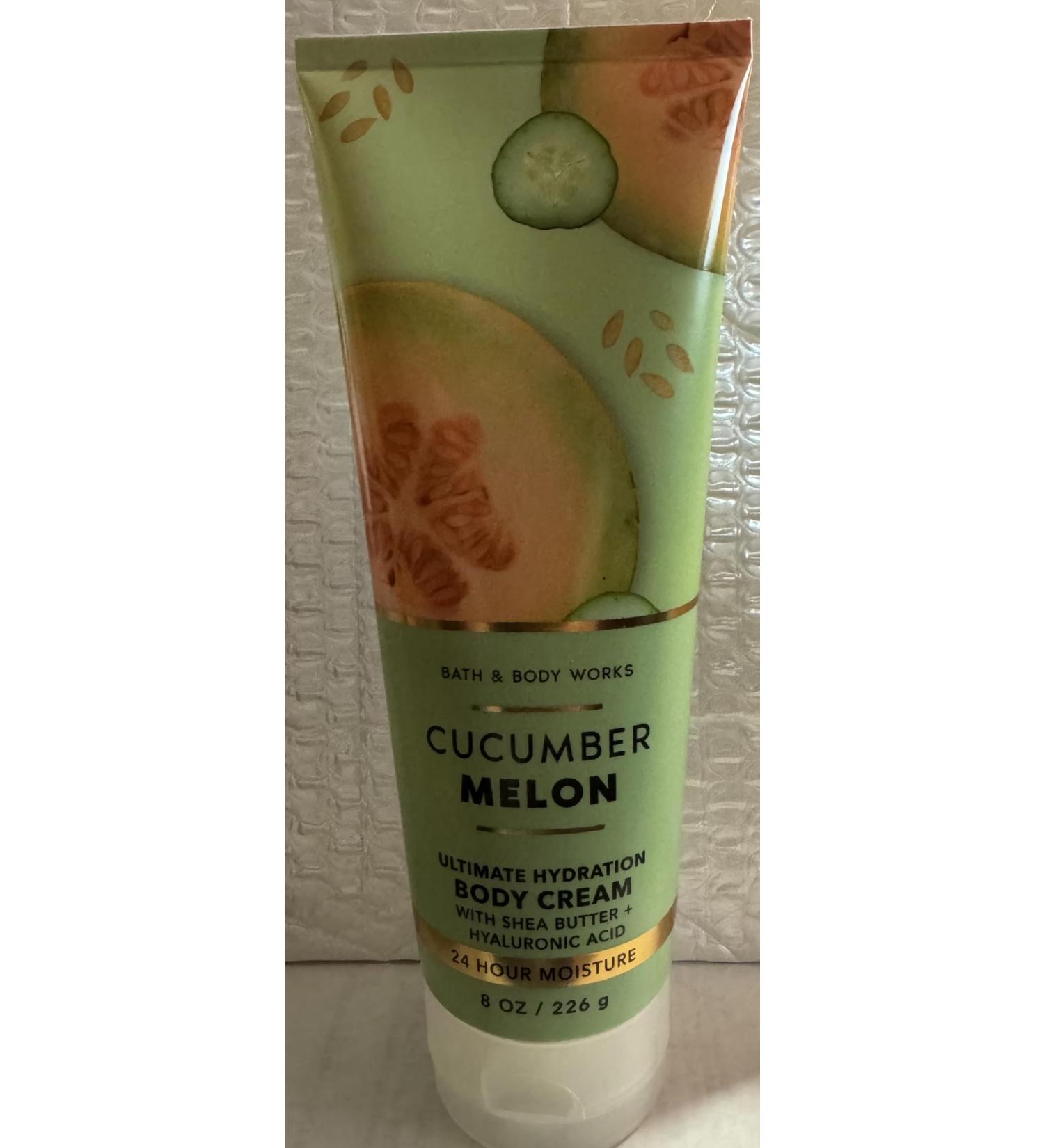 Ultimate Hydration Cucumber Melon Body Cream (8oz) - Shea Butter & Hyaluronic Acid for Nourished Skin | International Shipping Available - Buy Online on GoSupps.com