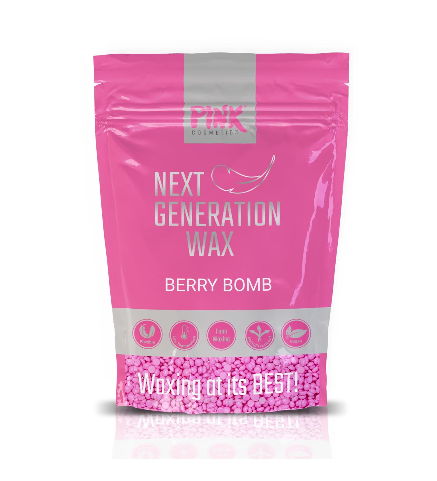 Next Generation Wax Berry Bomb Wachperlen 800g - Premium Vegan Wax for Sensitive Skin No Strips Required Brazilian Waxing Hair Removal from 1mm Hair Length - Buy Online on GoSupps.com
