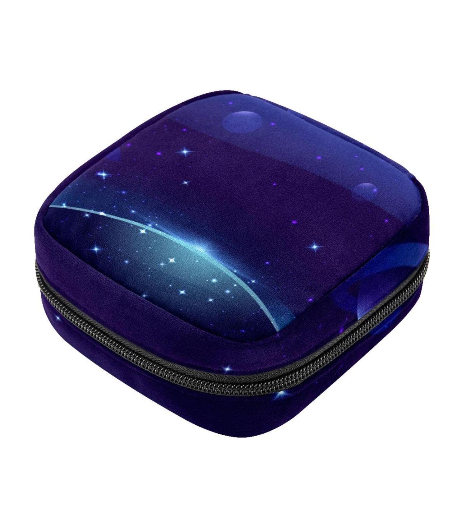 Cosmic Planet Galaxy Portable Period Storage Pocket for Women & Teens | Menstrual Cup Pocket by Doctor Hiller - Color 9 - Buy Online on GoSupps.com