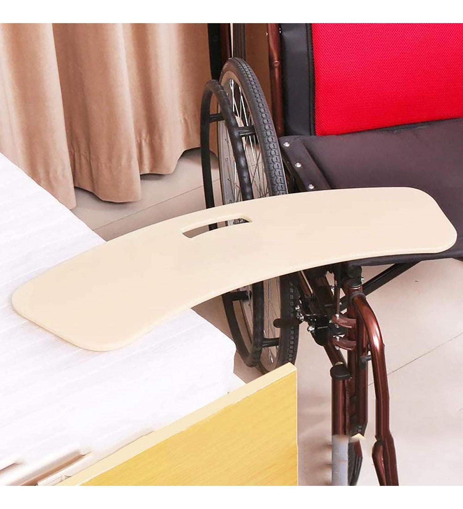 Curved Shift Board Patient Bed To Wheelchair Transport Aid Transferring Board for Limited Mobility for Transferring Patient From Wheelchair To Anywhere - Buy Online on GoSupps.com