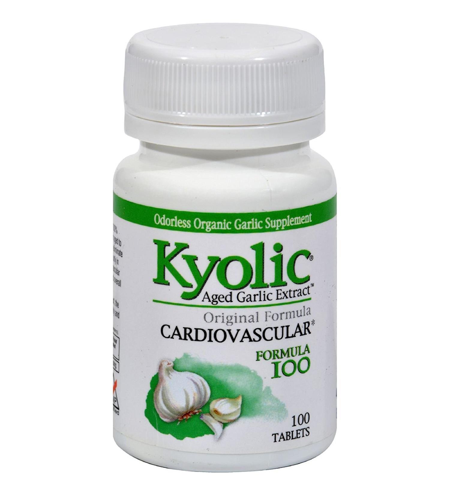 Kyolic Aged Garlic Extract Cardiovascular Formula 100 100 Tablets