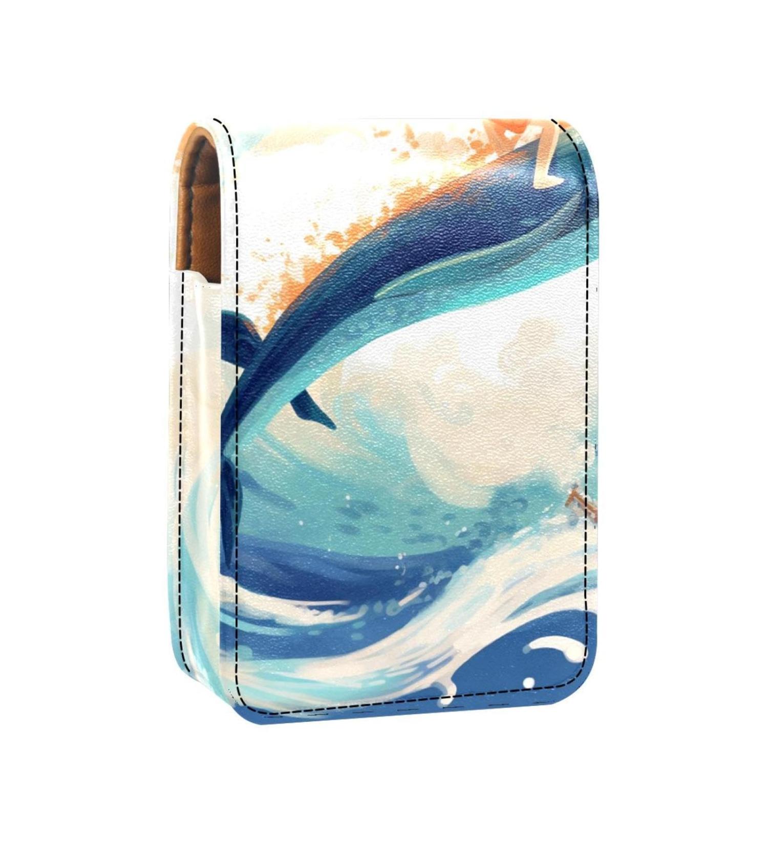 Travel Lipstick Organizer Case | Portable Makeup Bag with Mirror | Blue Dream Girl Elf E883i6wjbn - Shop Now for International Shipping - Buy Online on GoSupps.com