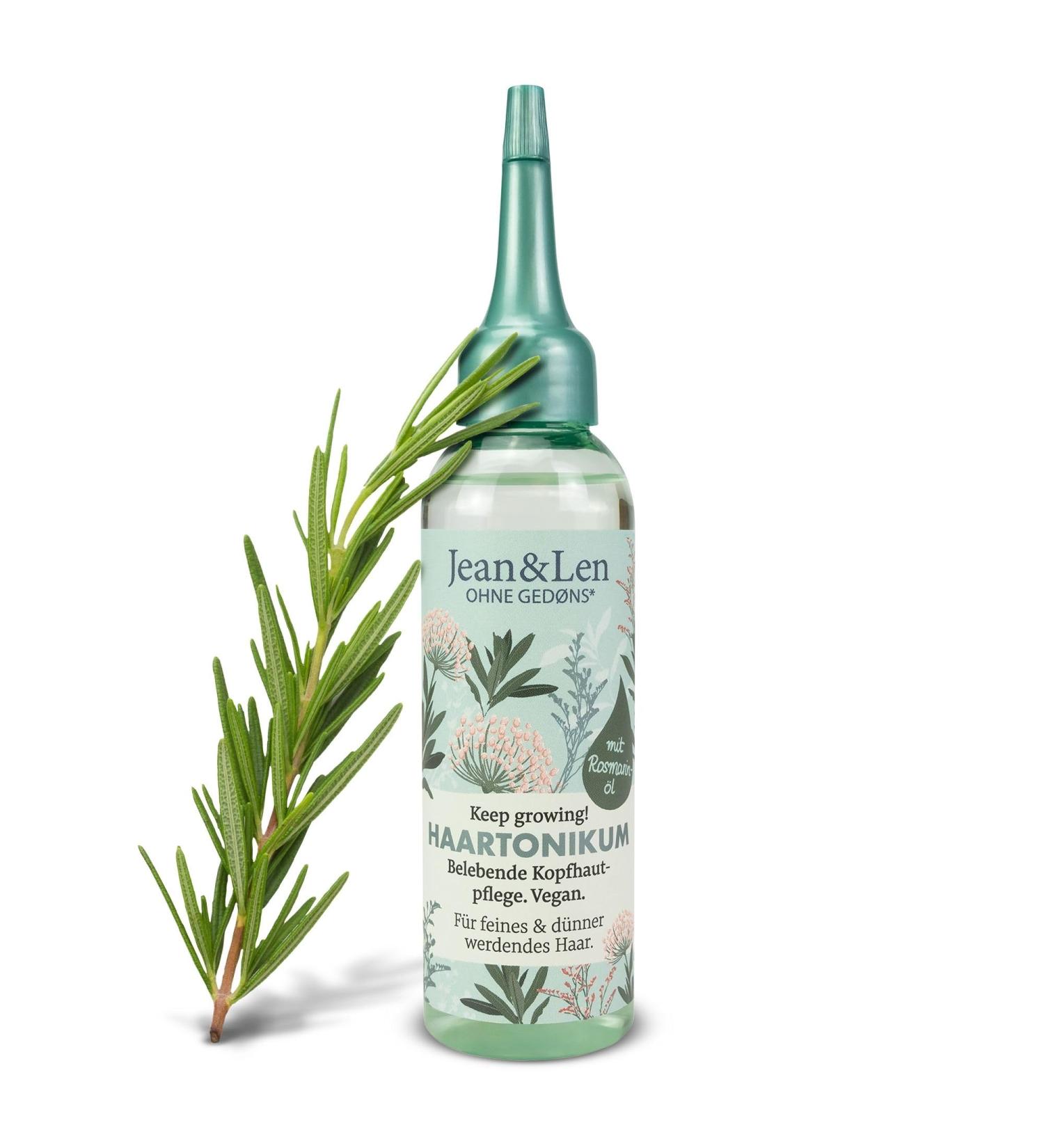 Jean & Len Haartonikum Rosemary Scalp Tonic | Stimulate Hair Growth | Vegan & Paraben-Free | 75ml - Buy Online on GoSupps.com