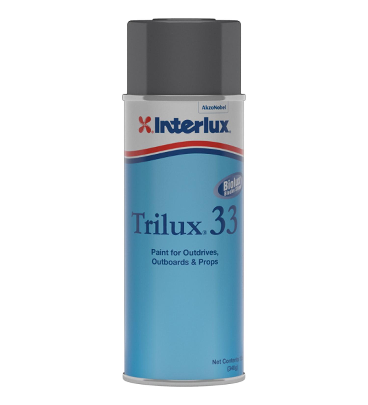 Interlux YBA064A/16 Trilux 33 Aerosol Antifouling Paint - Gray, 16 oz.