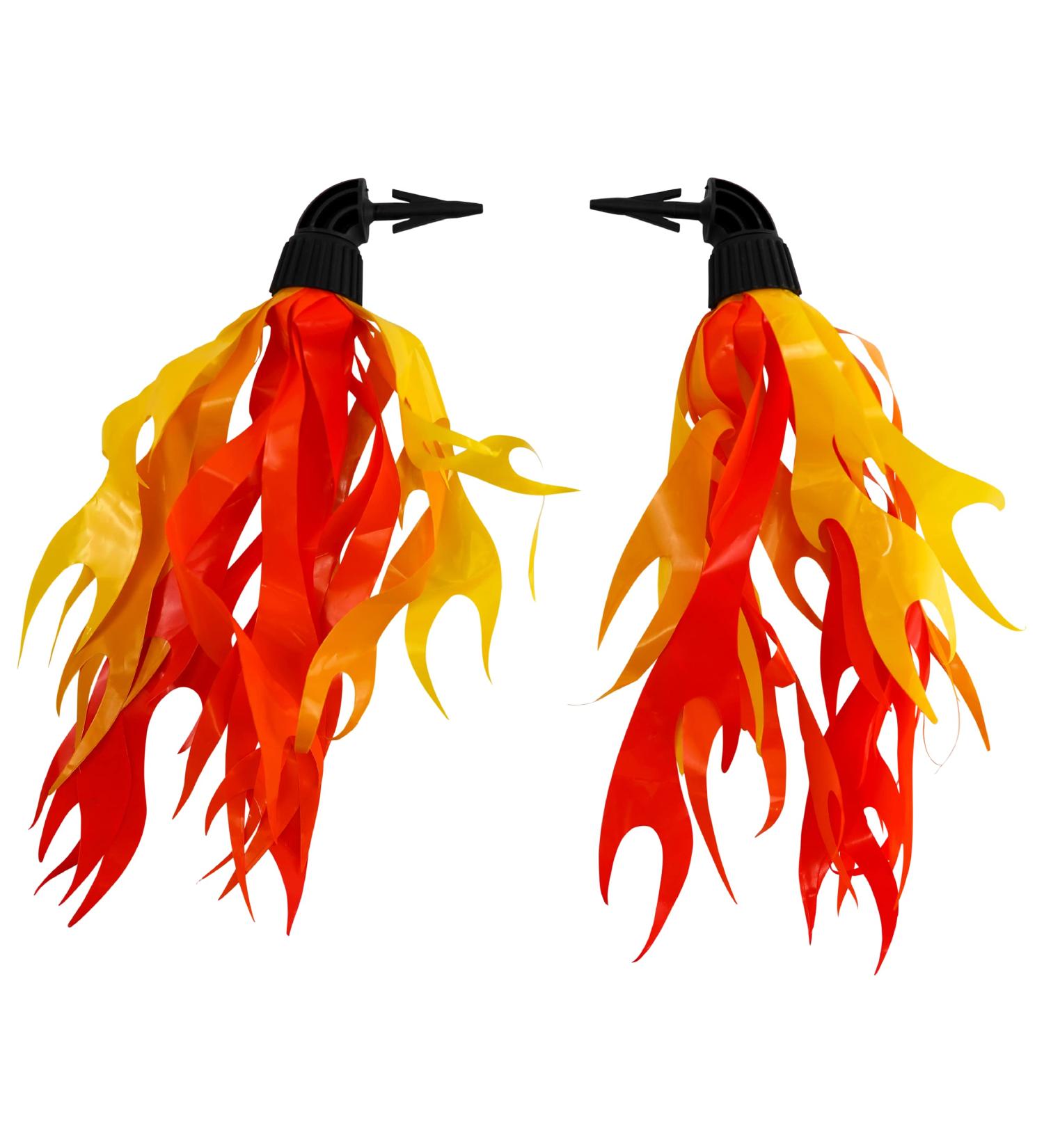 Iconikal Bicycle Scooter Flame Streamers - Fun Handlebar Attachment for a Stylish Ride - Buy Online on GoSupps.com