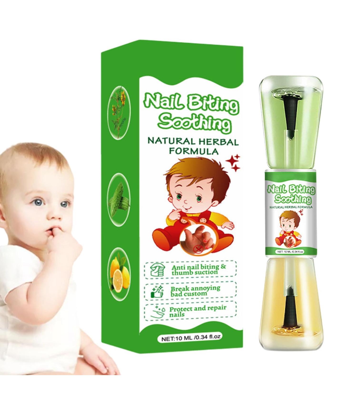 No Bite Nail Polish - 2 in 1 Bitter Taste Nail Biting Stop | Natural Thumb Sucking Prevention for Adults Children Bitter Taste Safe & Nail Care - Buy Online on GoSupps.com