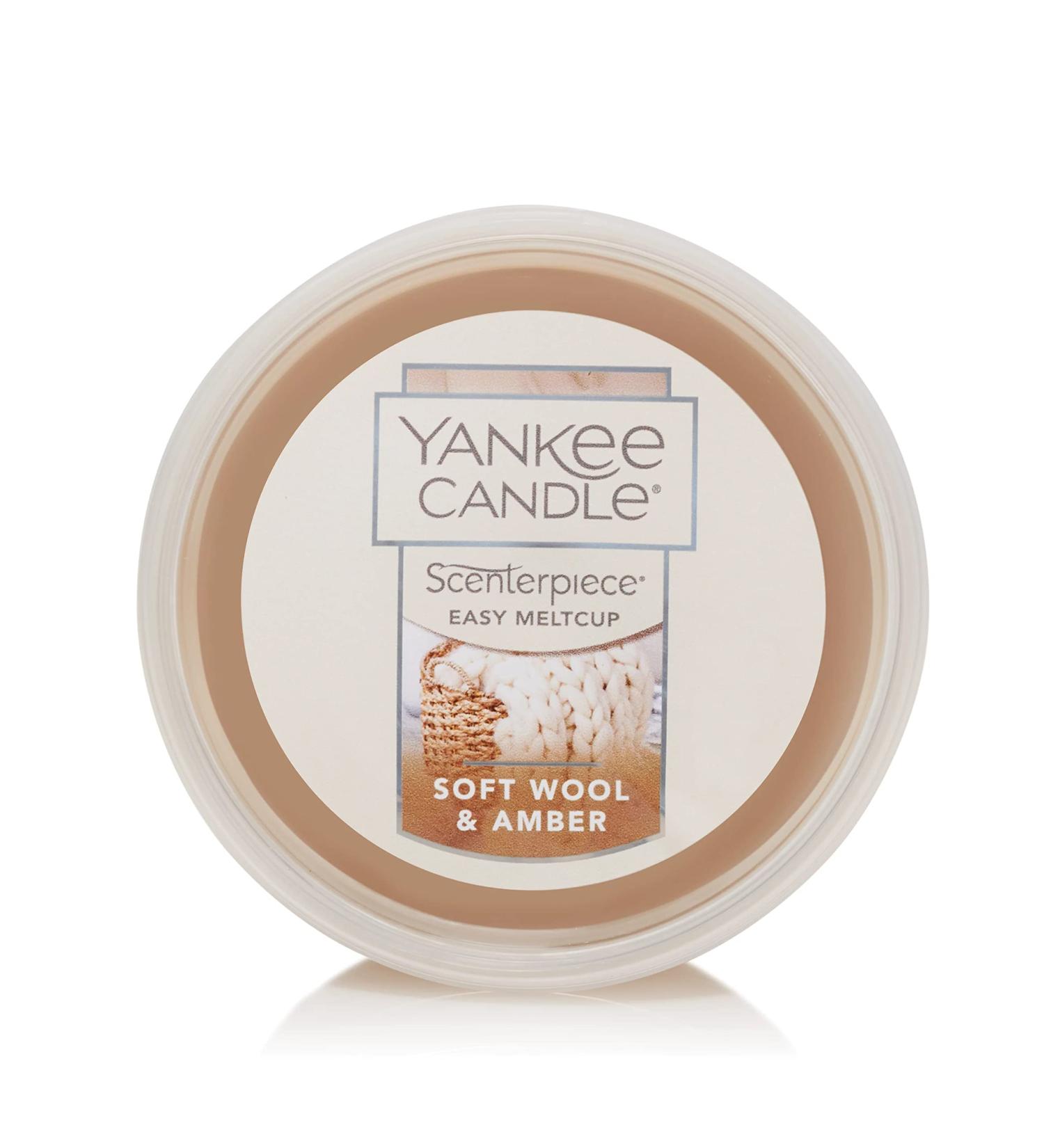 Yankee Candle Soft Wool & Amber Scenterpiece Easy MeltCup