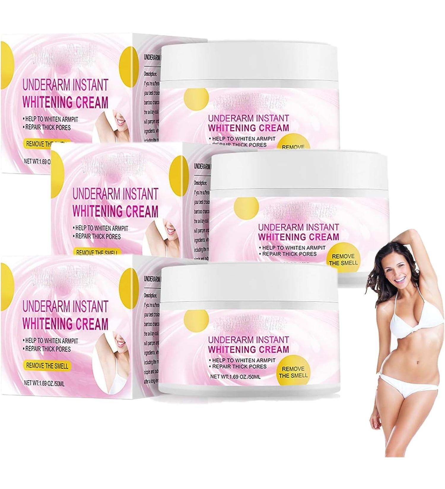 EXQST Underarm Whitening Cream Armpit Whitening Cream Brightening Moisturizing Body Cream Bleaching Cream for Dark Skin and Private Parts - Buy Online on GoSupps.com
