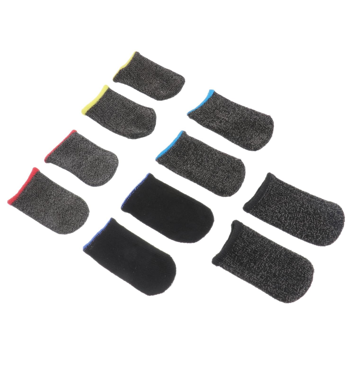 Didiseaon Finger Cot Toe Protectors - 5 Pairs Thumb Sleeves for Mobile Gaming - Padded Game Finger Covers & Decals - Buy Online on GoSupps.com