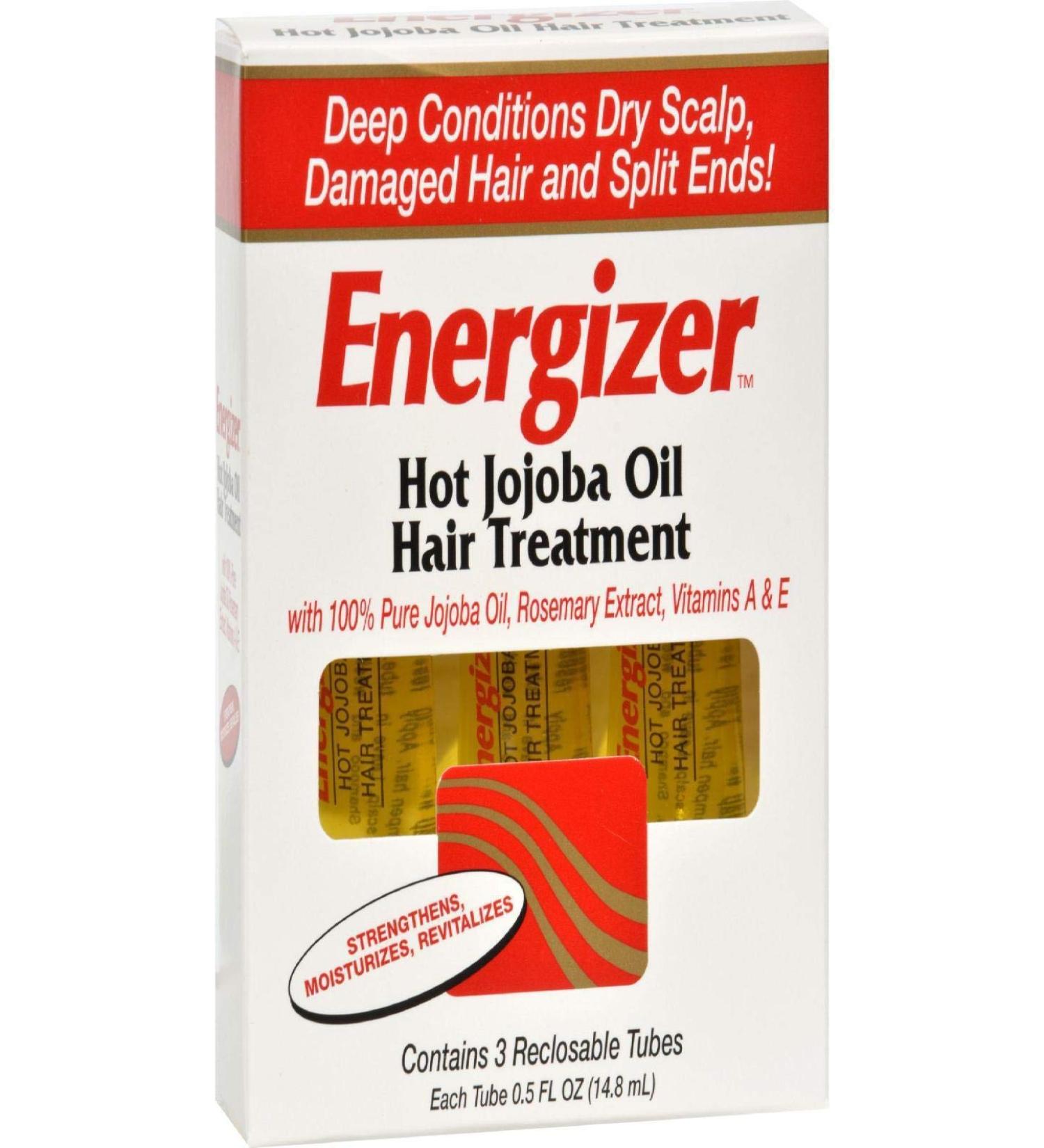 Revitalize Your Hair: Hobe Labs Energizer Hot Jojoba Oil Treatment - 3 Reclosable Tubes (0.5 fl oz each) - Buy Online on GoSupps.com