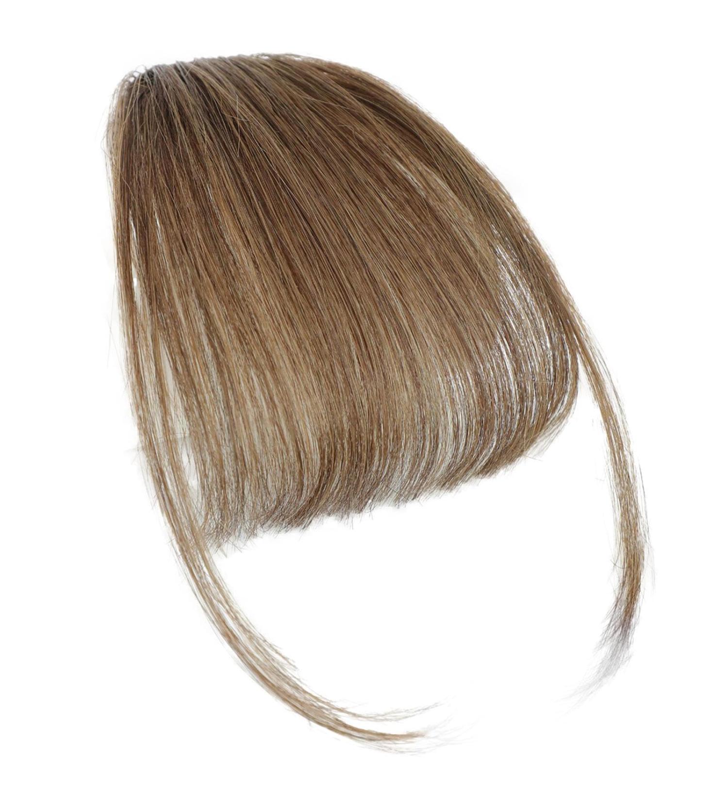 Bangs Hair Extensions Clip On Bangs Human Hair Hair Bangs Fringe Clips Human Hair Bangs Extension Thin Neat Air Bangs Clip In Hair Extensions French Bangs Clip On Fake Bangs Fringe For Women Light Brown - Buy Online on GoSupps.com