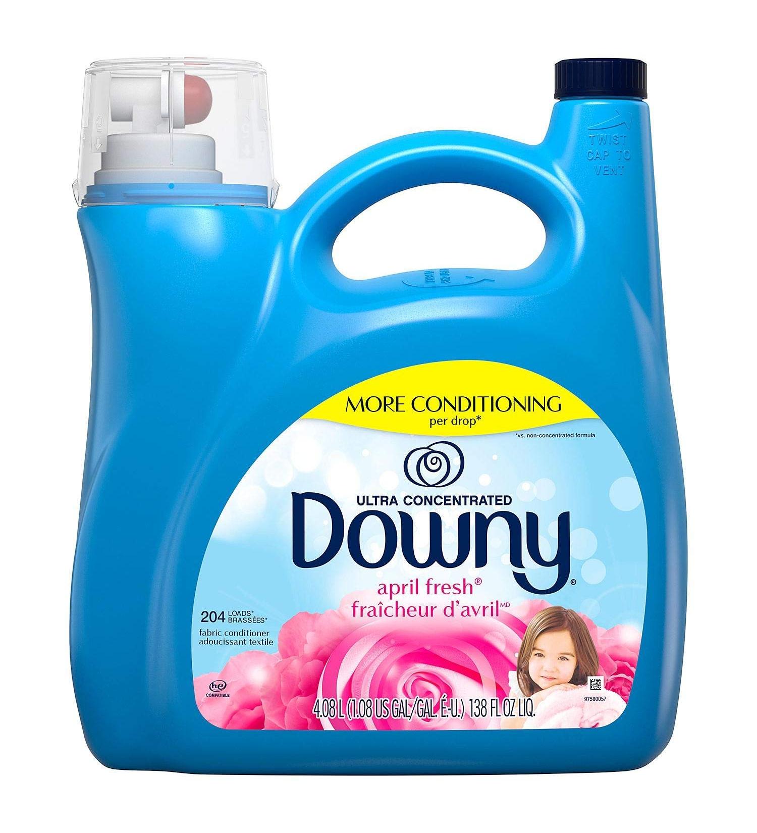 Downy Ultra Liquid Fabric Conditioner April Fresh - 138 fl. oz (204 loads) - Buy Online on GoSupps.com