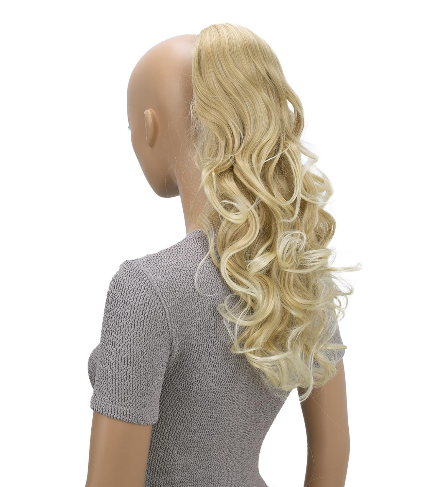 CAISHA 18" Hairpiece Ponytail Extensions Voluminous Wavy Blond Mix PH10 blond mix #27T613 PH10 - Buy Online on GoSupps.com