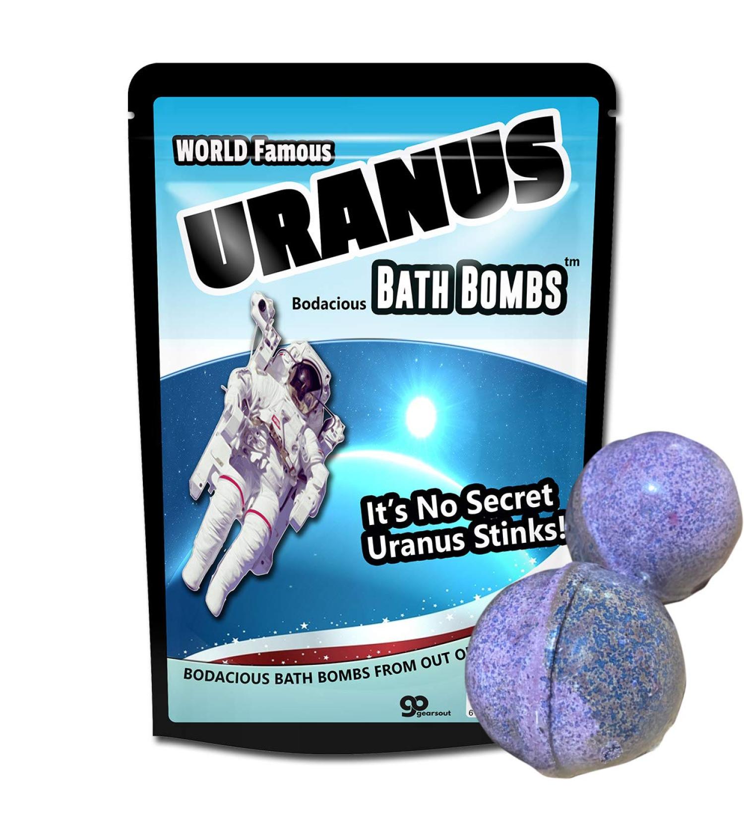 Uranus Bath Bombs XL- Fun & Funny Space Gags for Teen Boys and Men - Great Stocking Stuffers and Gift Ideas for Teens and Adults - Buy Online on GoSupps.com