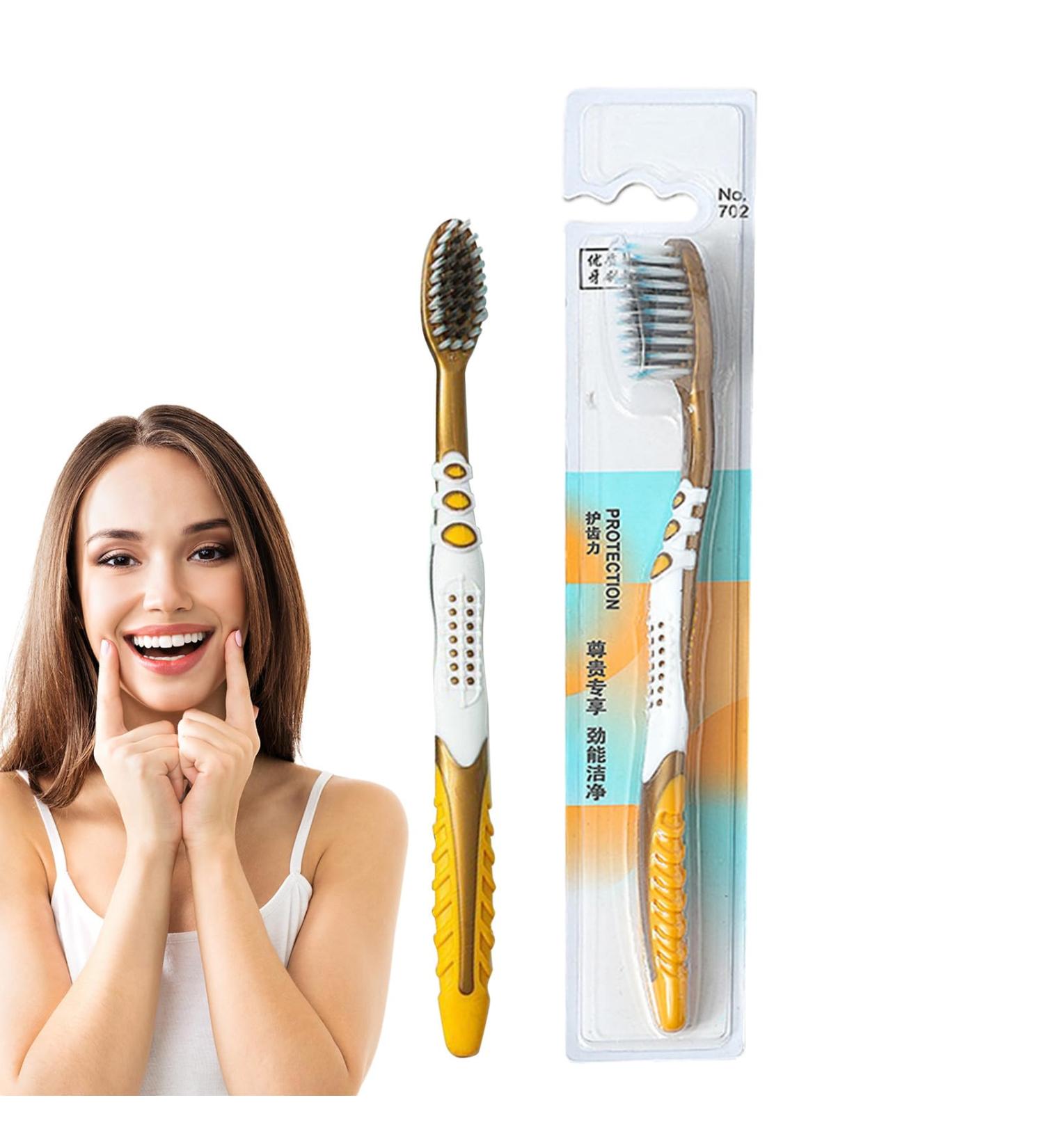 EWFAS Travel Toothbrush Set | Soft Bristle Manual Toothbrush with Dental Floss | Sensitive Toothbrush for Family & Women | International Shipping - Buy Online on GoSupps.com