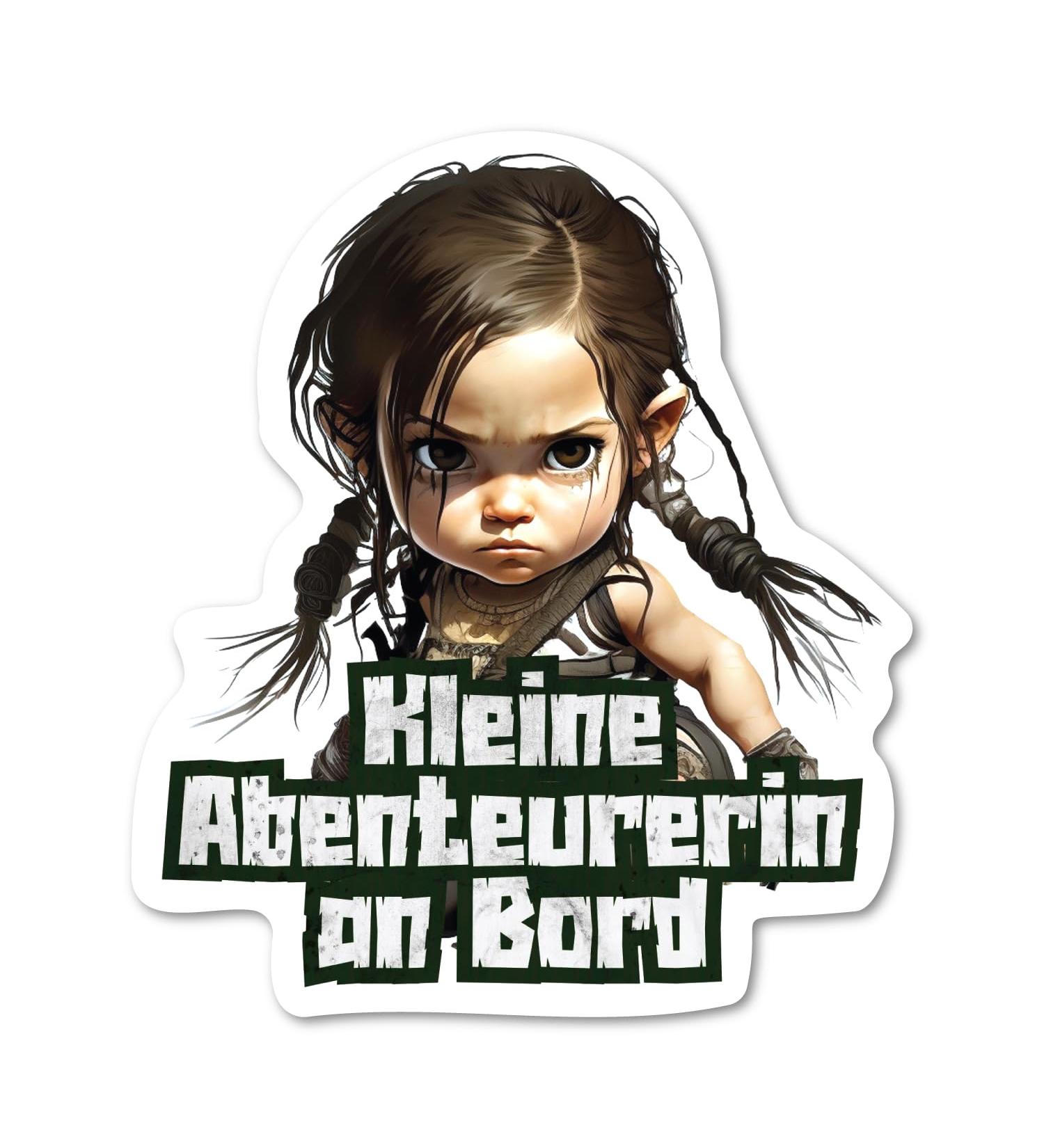 Baby on Board Sticker - Lara 15x15cm Vinyl Car Sticker | Easy to Apply | Child Safety Adventure - Buy Online on GoSupps.com